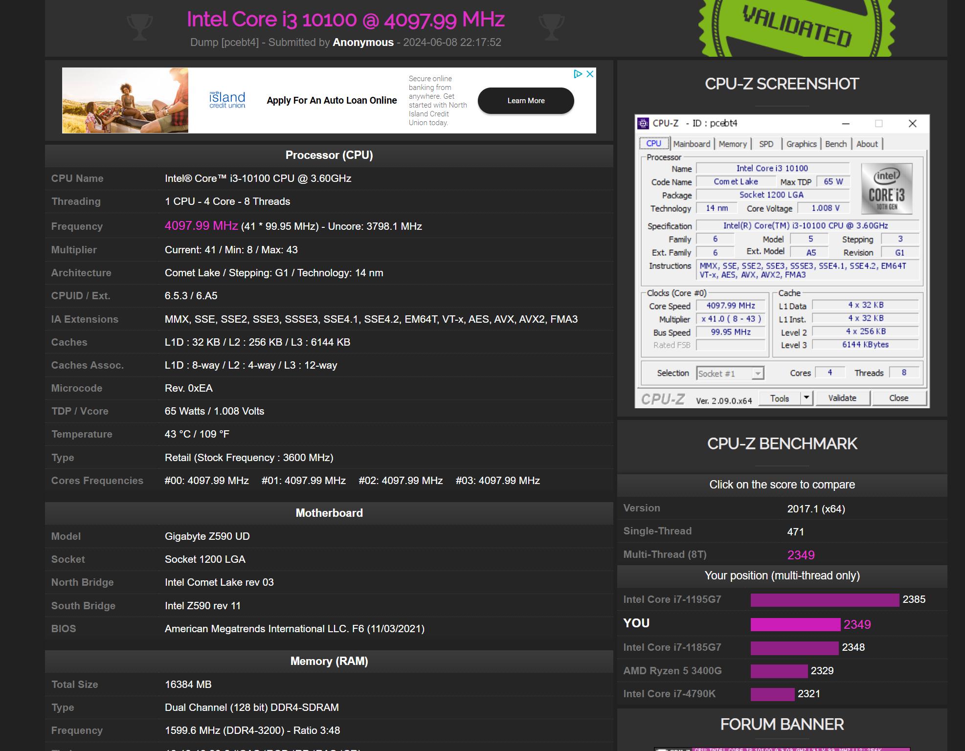 Used & Tested Intel i3 10100 | Inventory Clearance Sale | Tested w/ Integrated Graphics