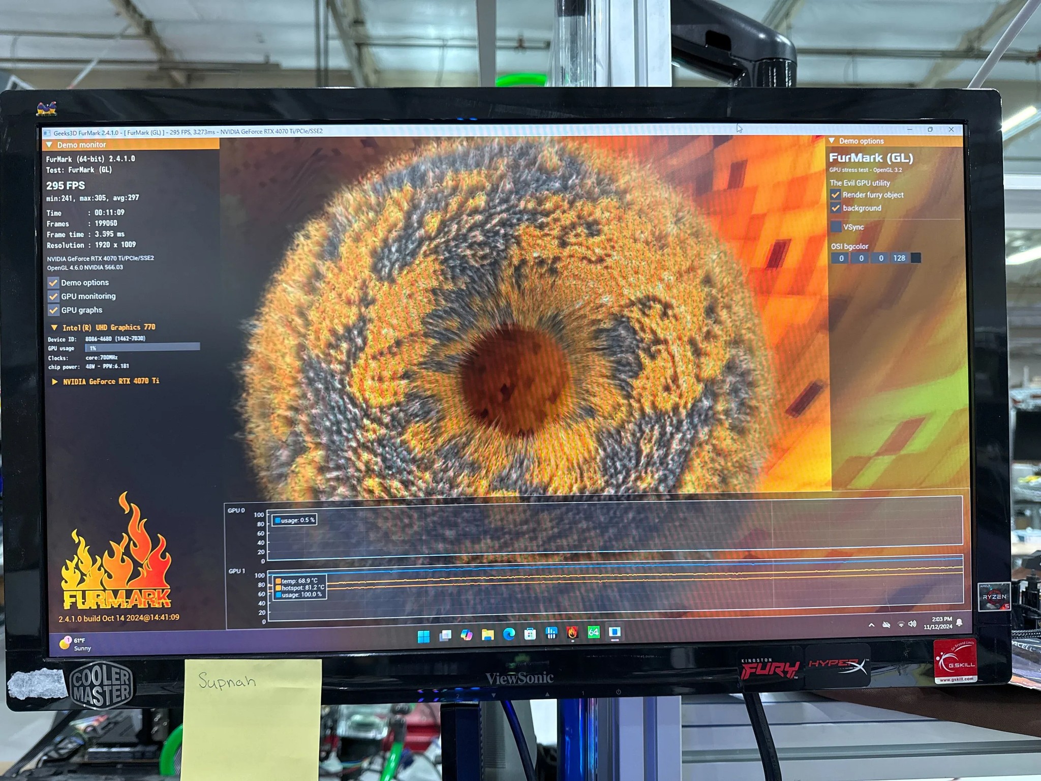 ASUS TUF RTX 4070 Ti 12GB - Tested