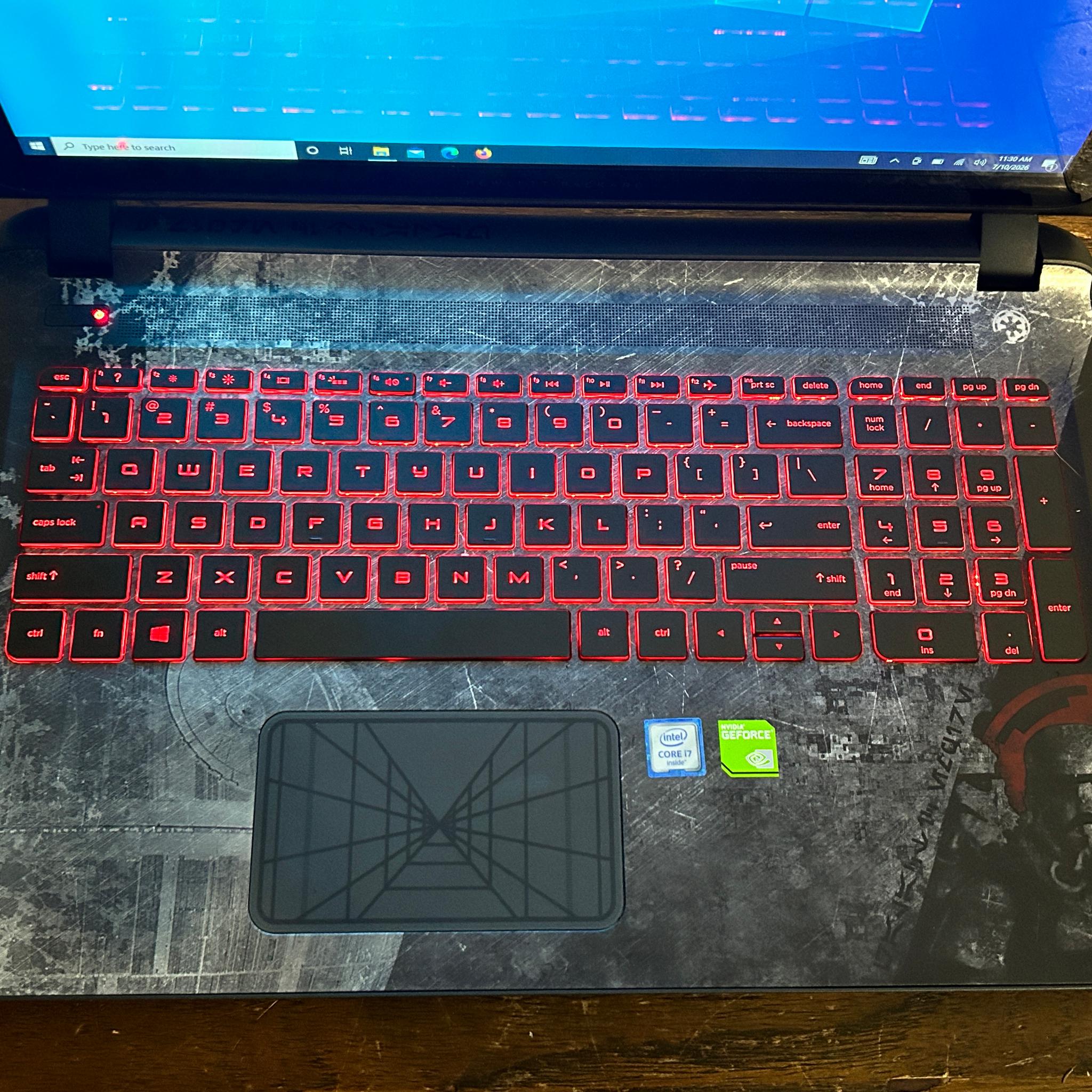 HP Star Wars Special Edition 15-AN031NG Laptop RARE Limited Edition