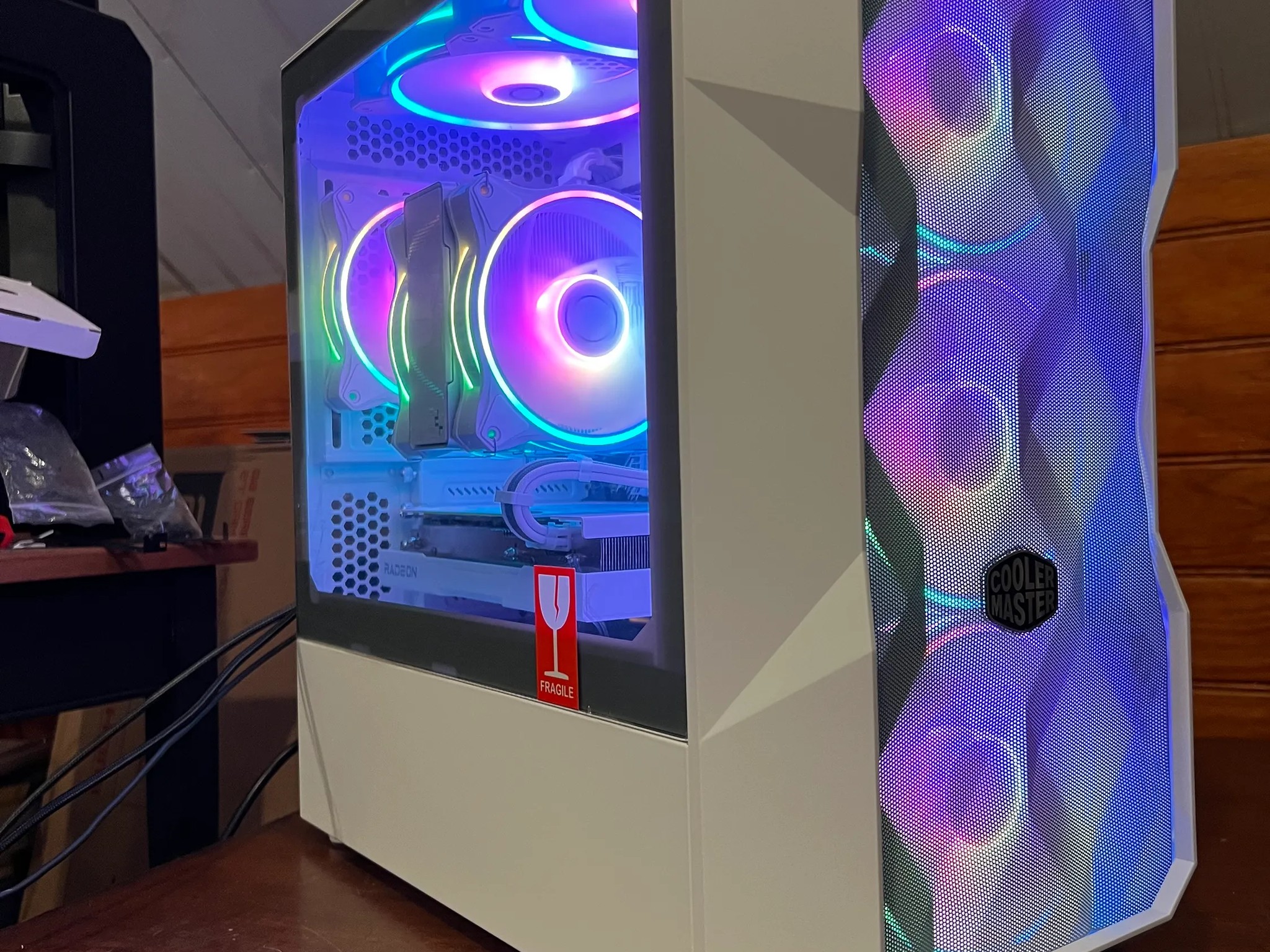 “Final Sale” AMD Ryzen 7 5700X, 32gb ddr4, Rx 6650xt, Wi-Fi 6 gaming pc "Moon"