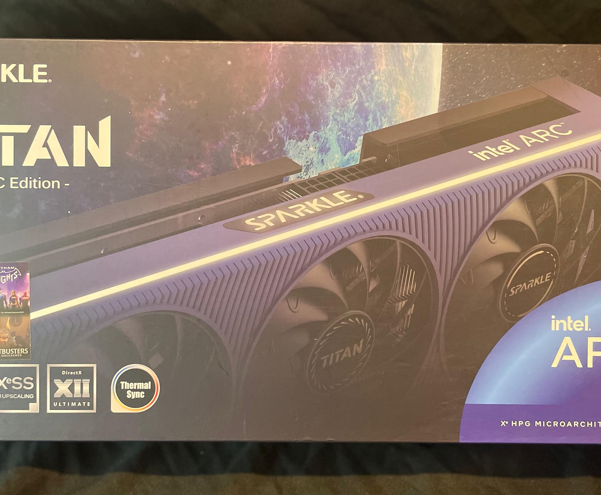 New Sparkle Intel Arc a750 Titan OC Edition
