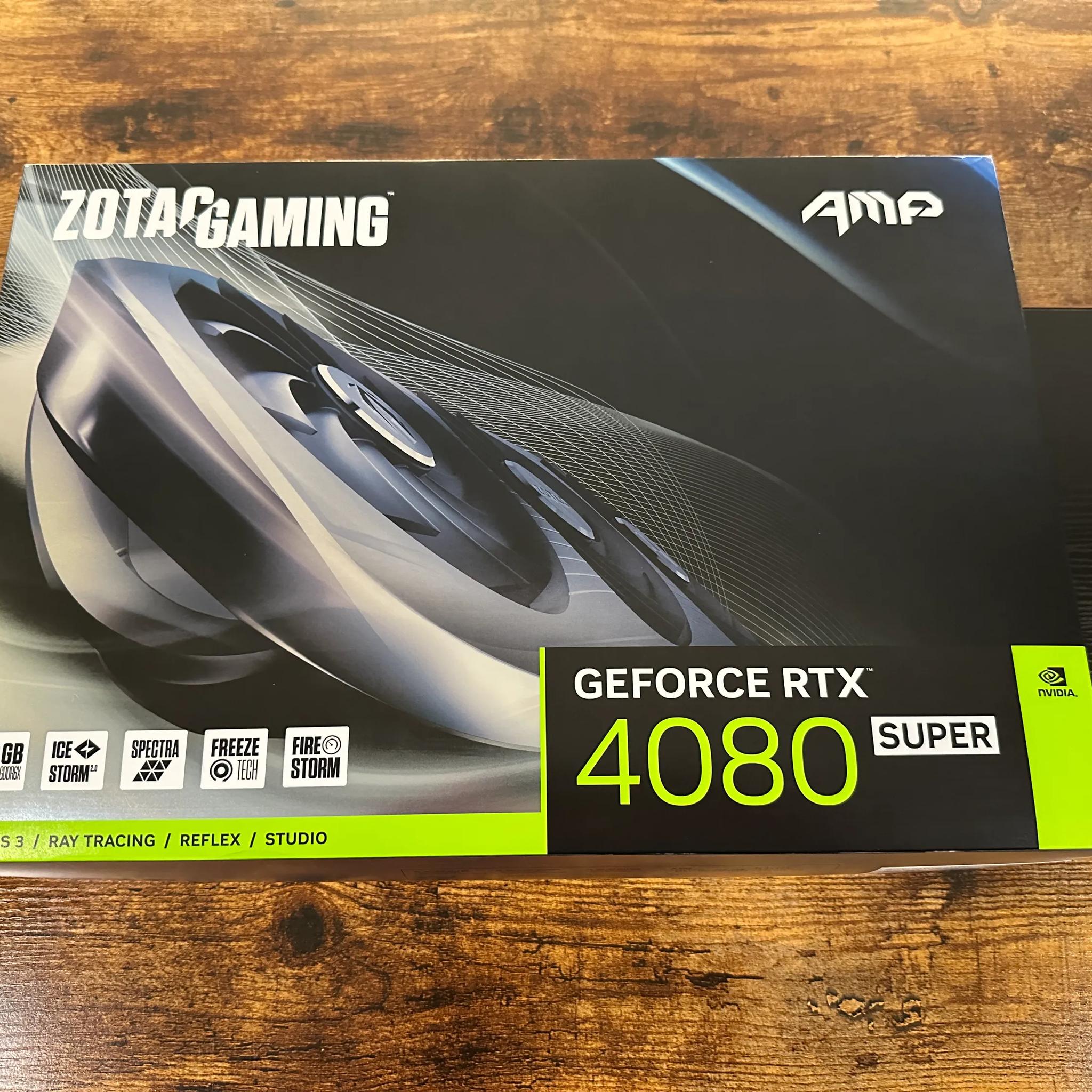 ZOTAC GAMING GeForce RTX 4080 SUPER AMP 16GB GDDR6X - Used, Like New with Original Box