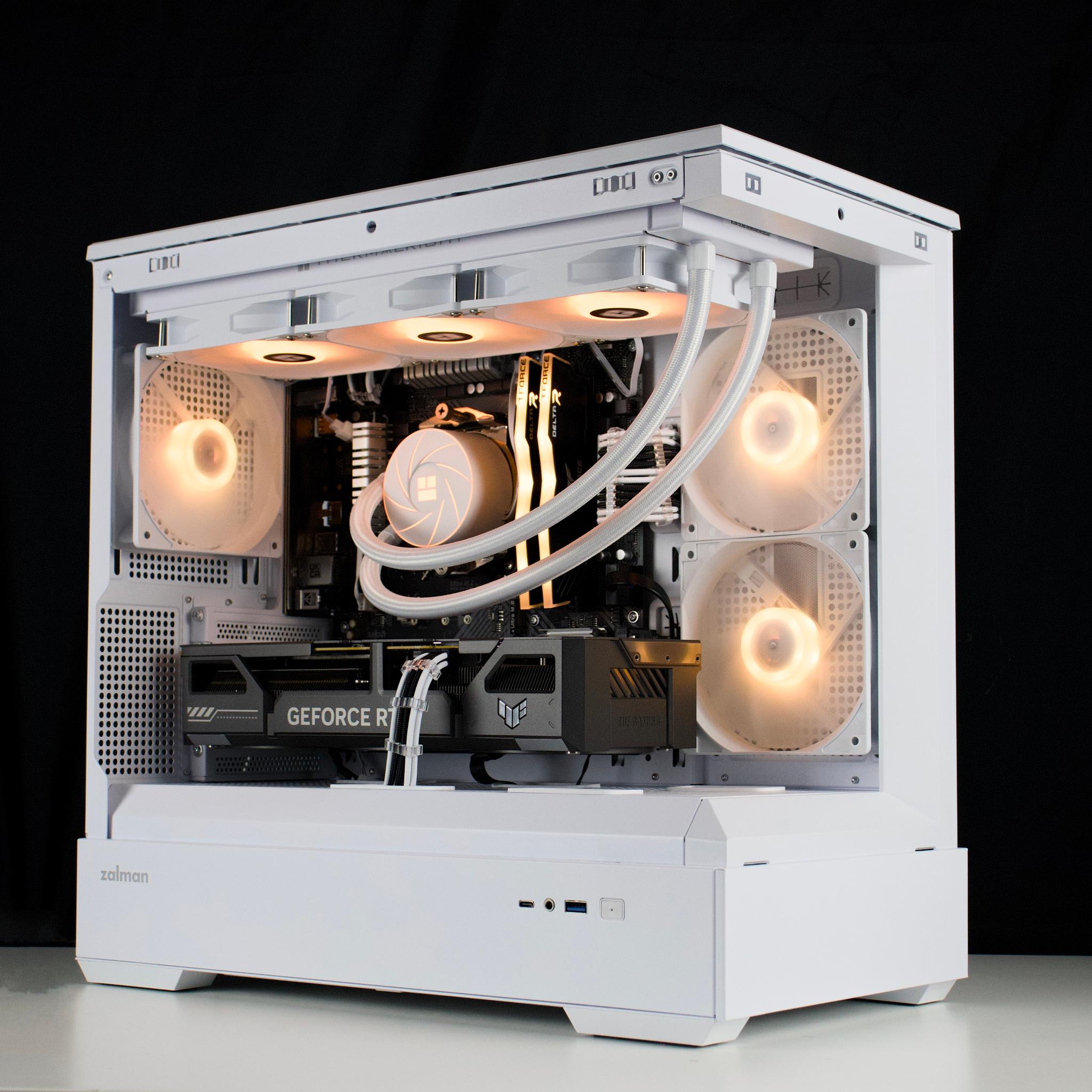 🧊❄️🧊 White Gaming PC – RTX 5060, Ryzen 5 5600, 16GB RAM, 1TB SSD - WiFi 🧊❄️🧊