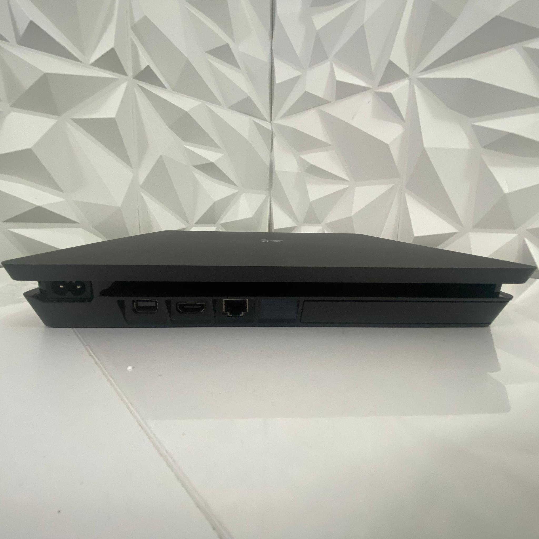 PS4 Slim 1TB with 2 Controllers and 2 Free Games ( Fifa 20 + The Crew 2 ) Good Condition