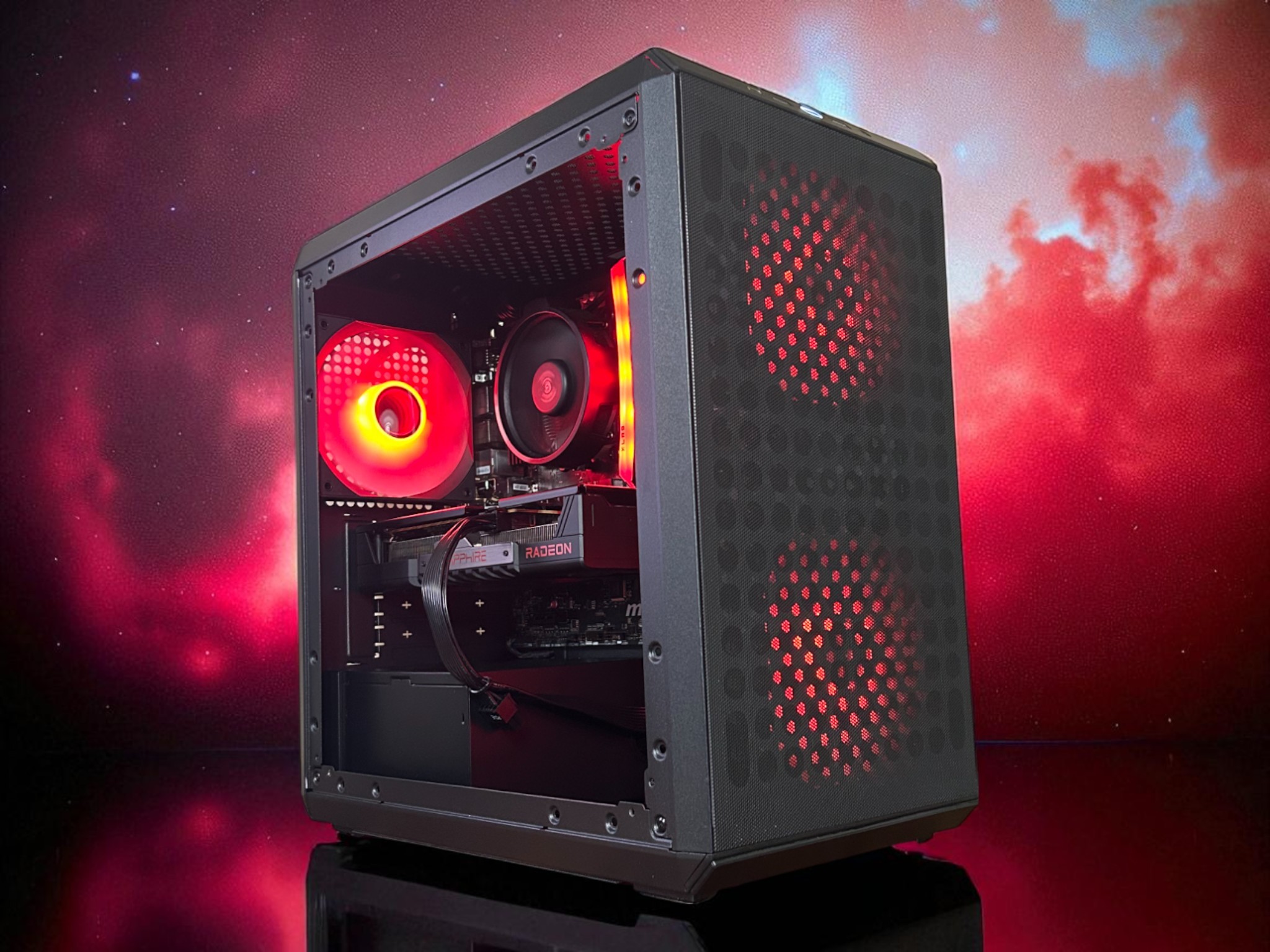 RX 9060XT 8GB | Ryzen 5 5600X | 32GB DDR4 | 1TB NVMe | The Dark Trooper RX