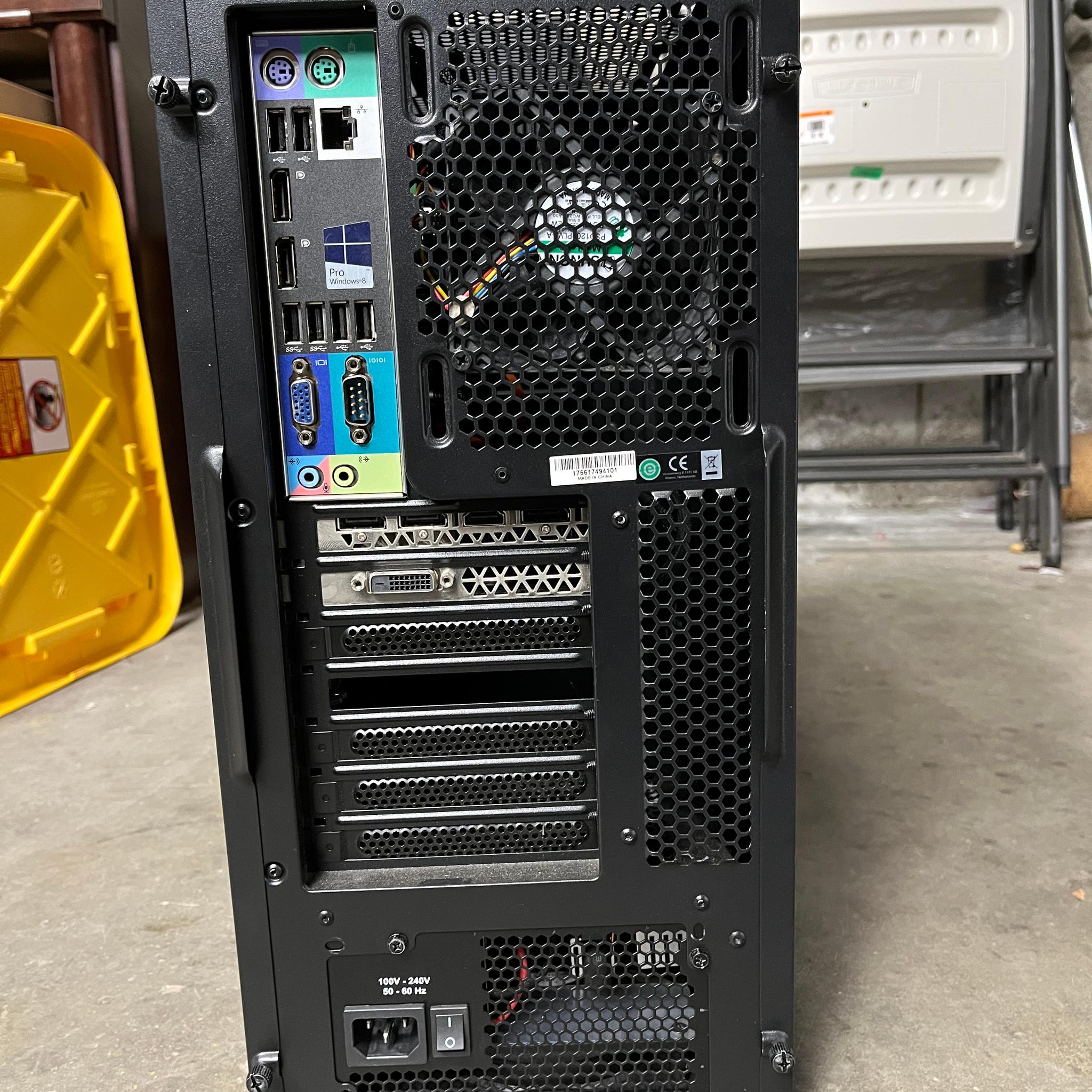 🔥🖥️NVIDIA GTX 1080, Intel i7-4790, 500 GB SSD, 12 GB RAM,High Performance Custom Gaming PC