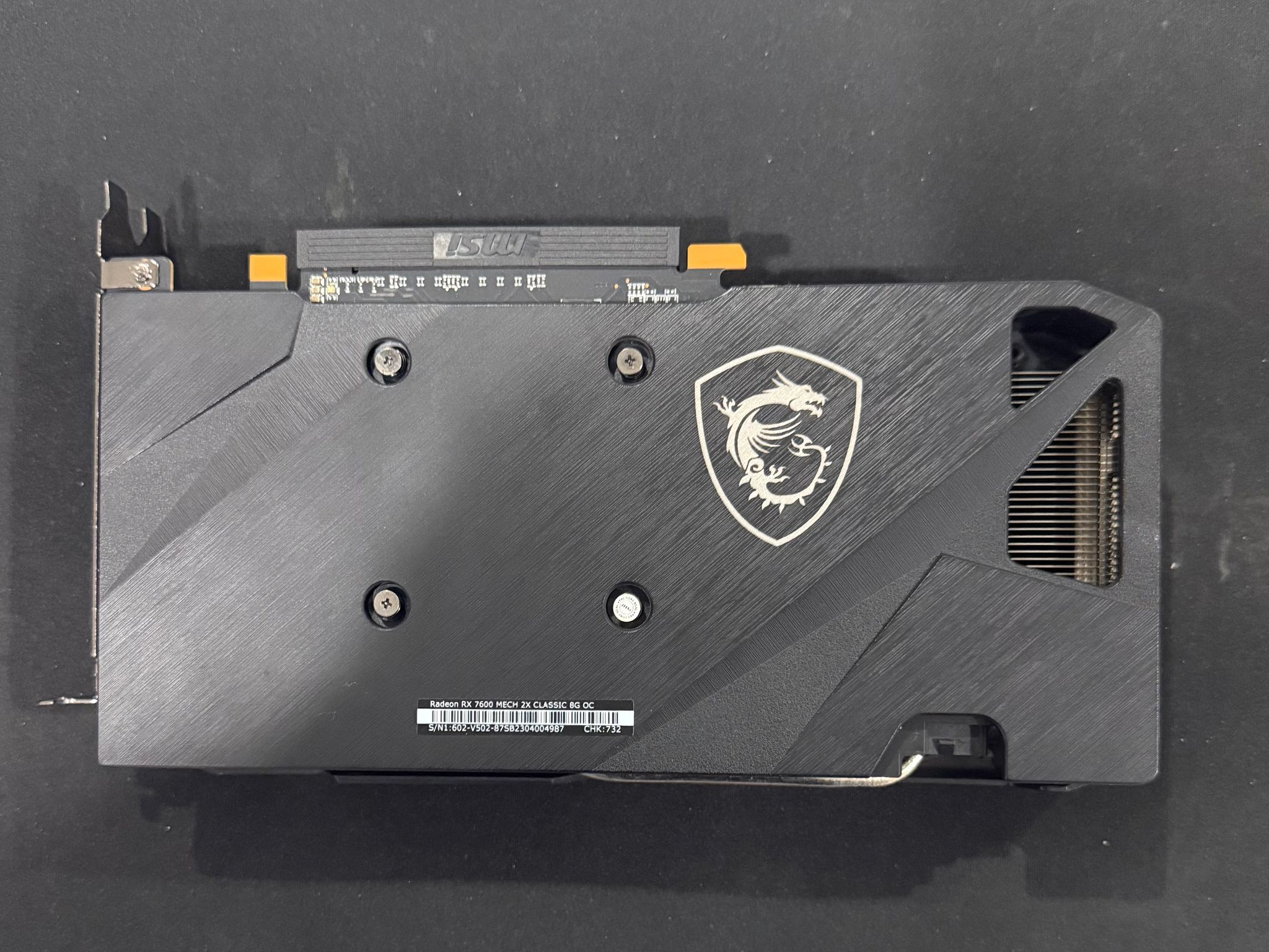 MSI Radeon RX 7600 MECH 2X CLASSIC 8G OC