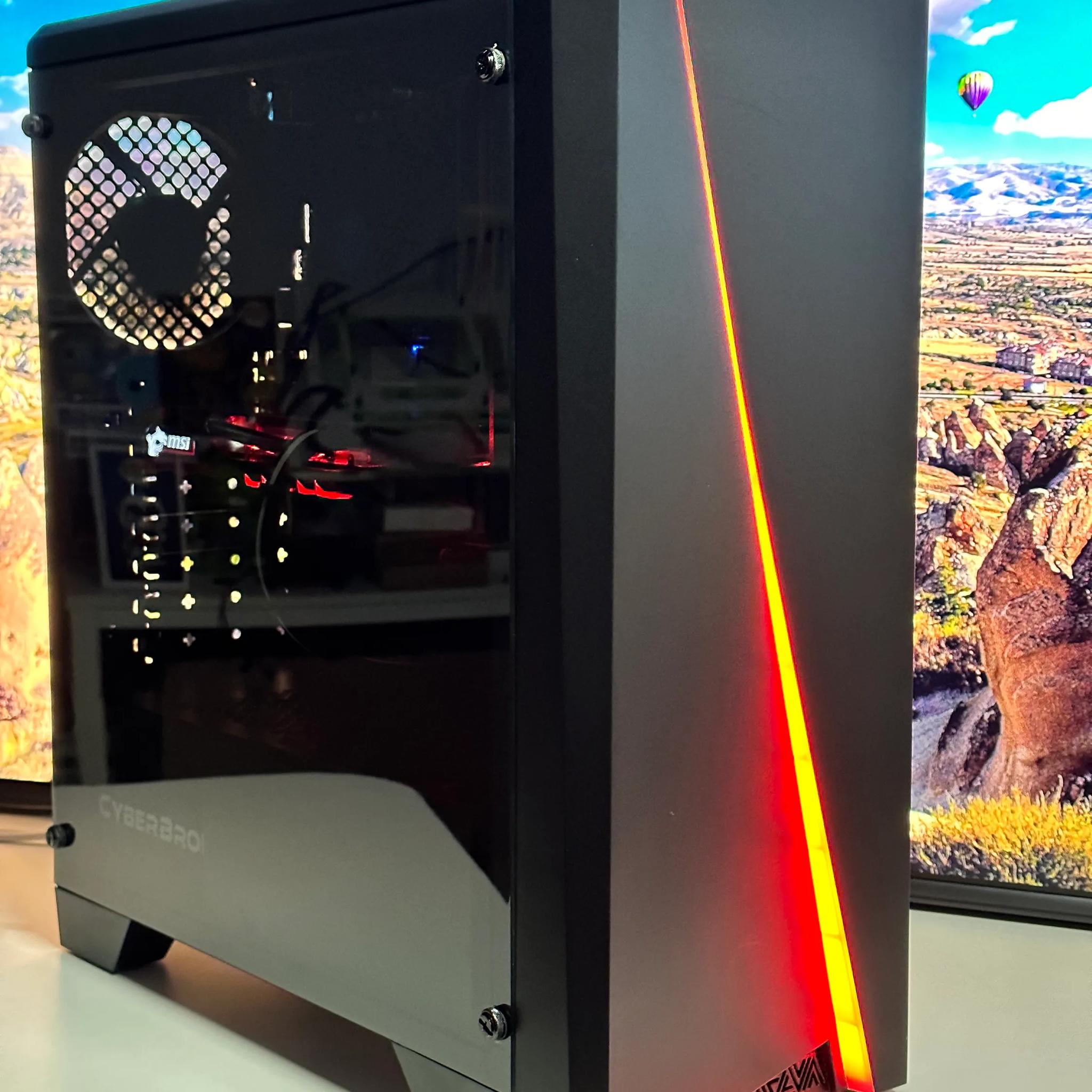 🪁 Starter Gaming PC🪁-Nvidia GTX 1050 TI 4GB-Intel Core i3 10100F -16GB DDR4 RAM-512GB NVME