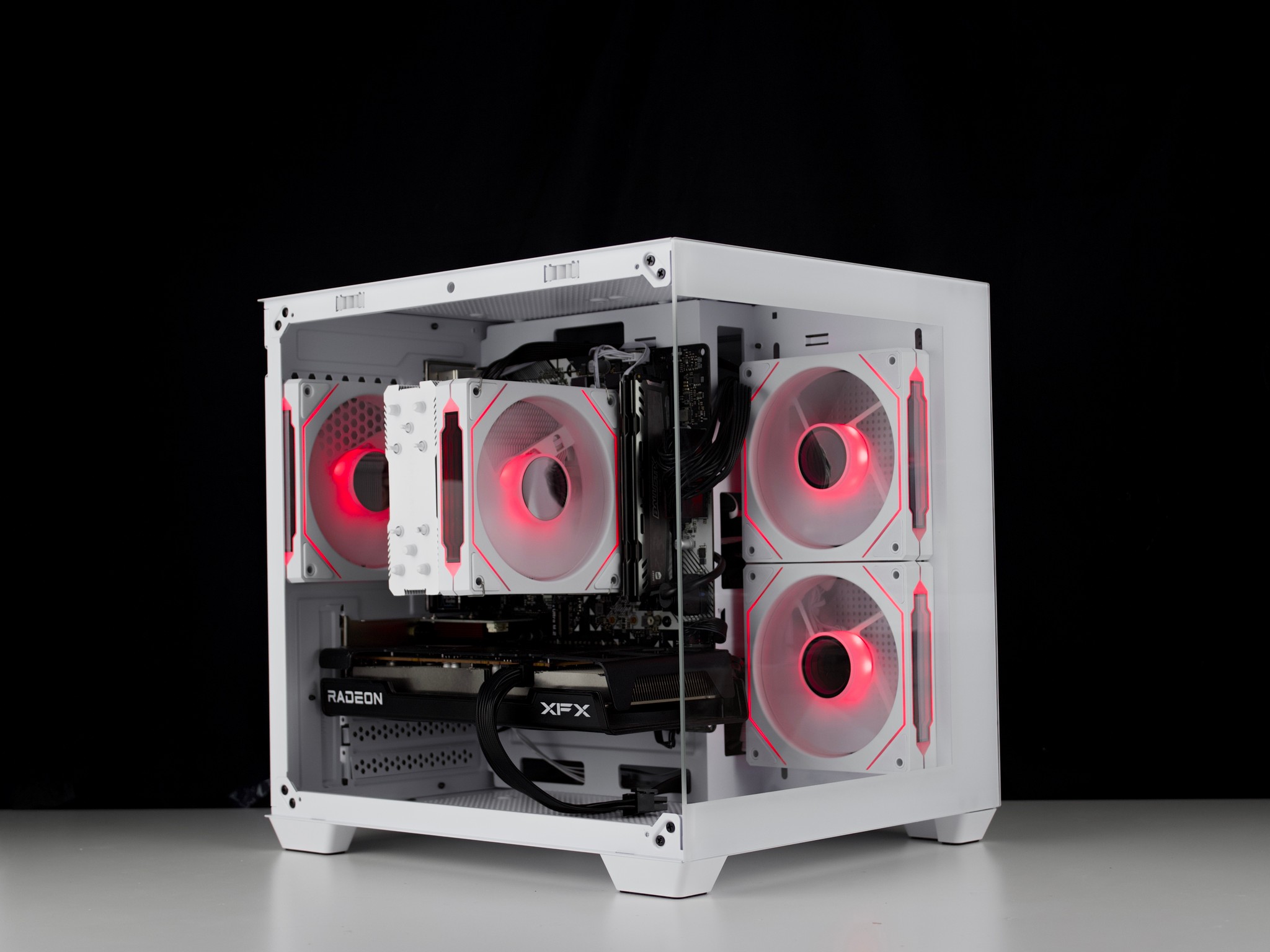 🧊❄️🧊 White Gaming PC – RX 6600, Ryzen 5 3600, 16GB RAM, 512GB SSD - WiFi, BlueTooth
