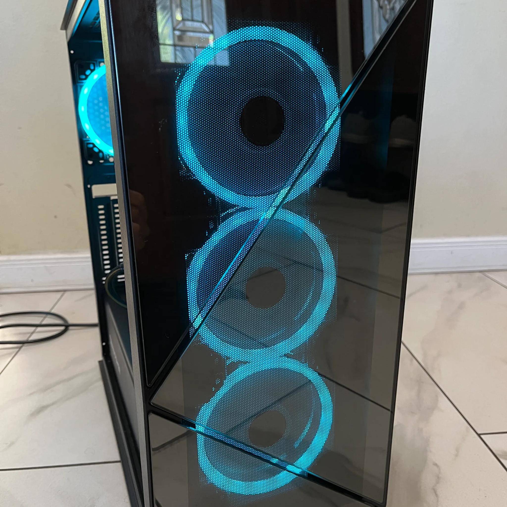🟠🔥NVIDIA GTX 1080, Intel i5-9500T,16GB RAM, 1.2 TB Storage, High Performance Gaming PC w/ RGB Remote