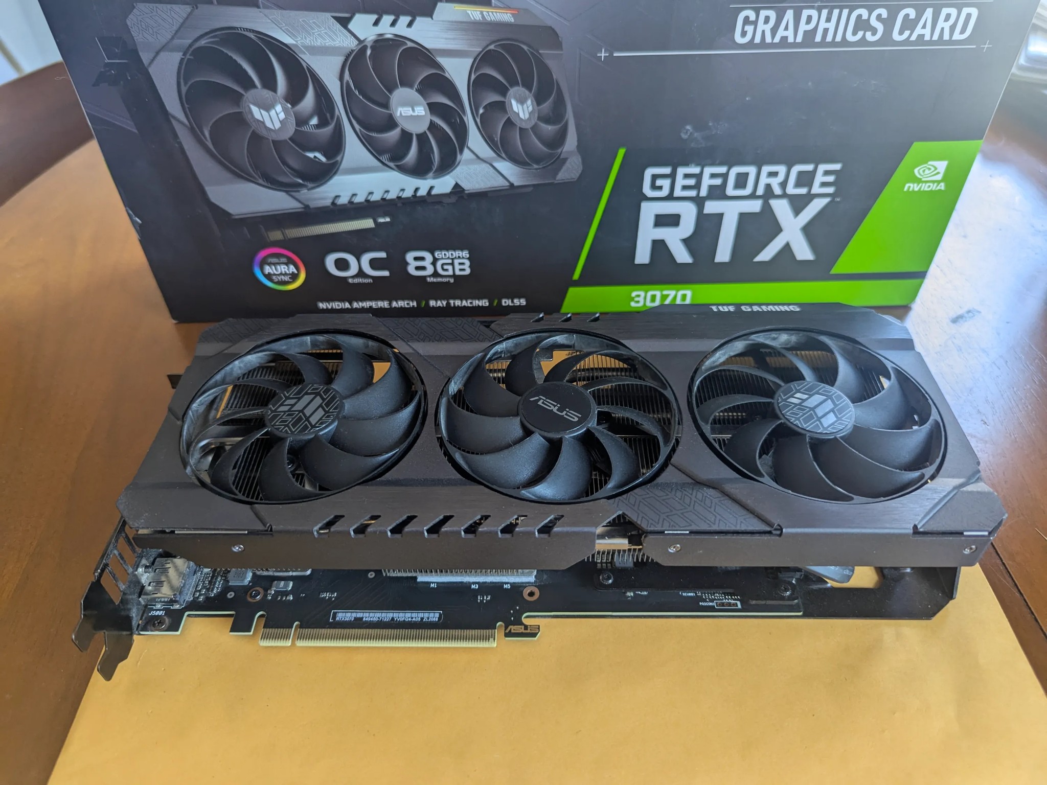 ASUS NVIDIA GeForce RTX 3070 Ti TUF Gaming Overclocked Triple-Fan 8GB GDDR6X PCIe 4.0 Graphics Card