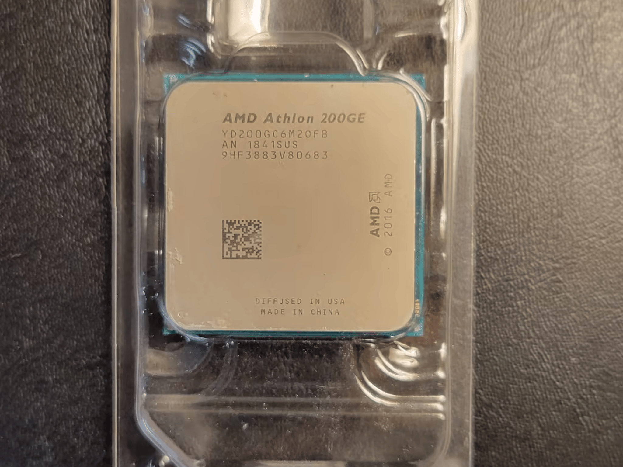 AMD Athlon 200GE AM4 APU 2C/4t 3.2 GHz