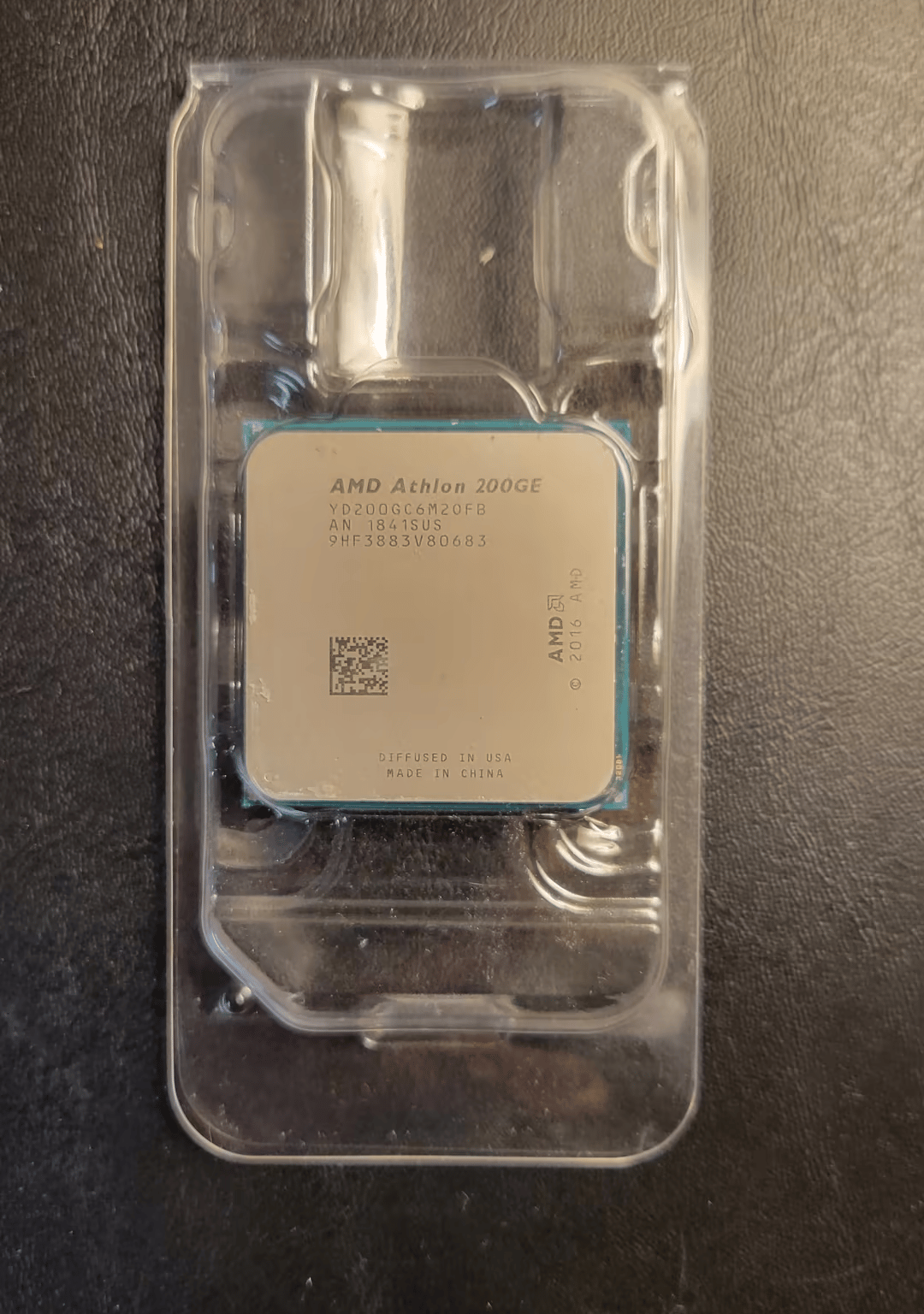 AMD Athlon 200GE AM4 APU 2C/4t 3.2 GHz