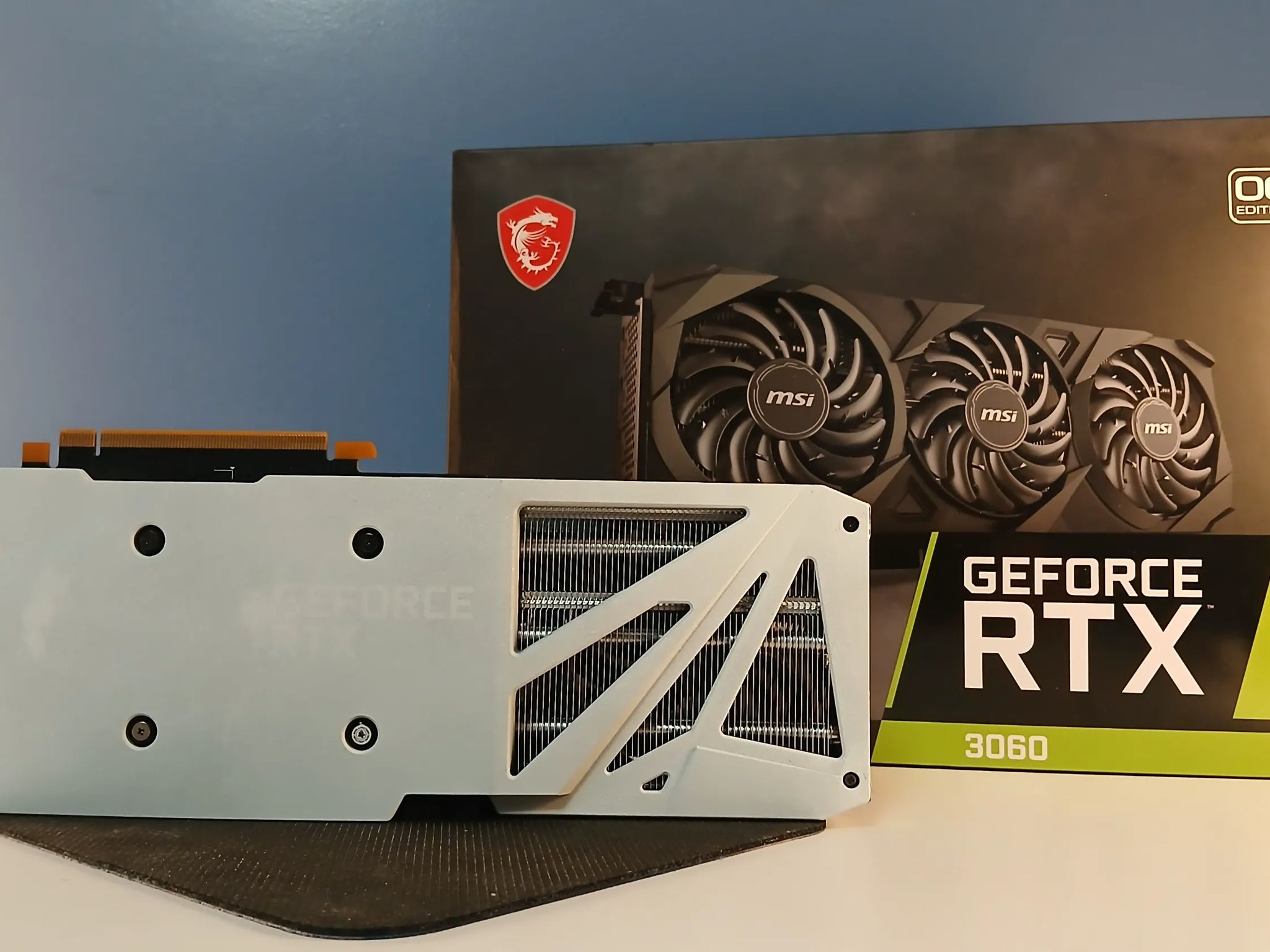 White RTX 3060 12 Gb MSI VENTUS OC 3X Fan