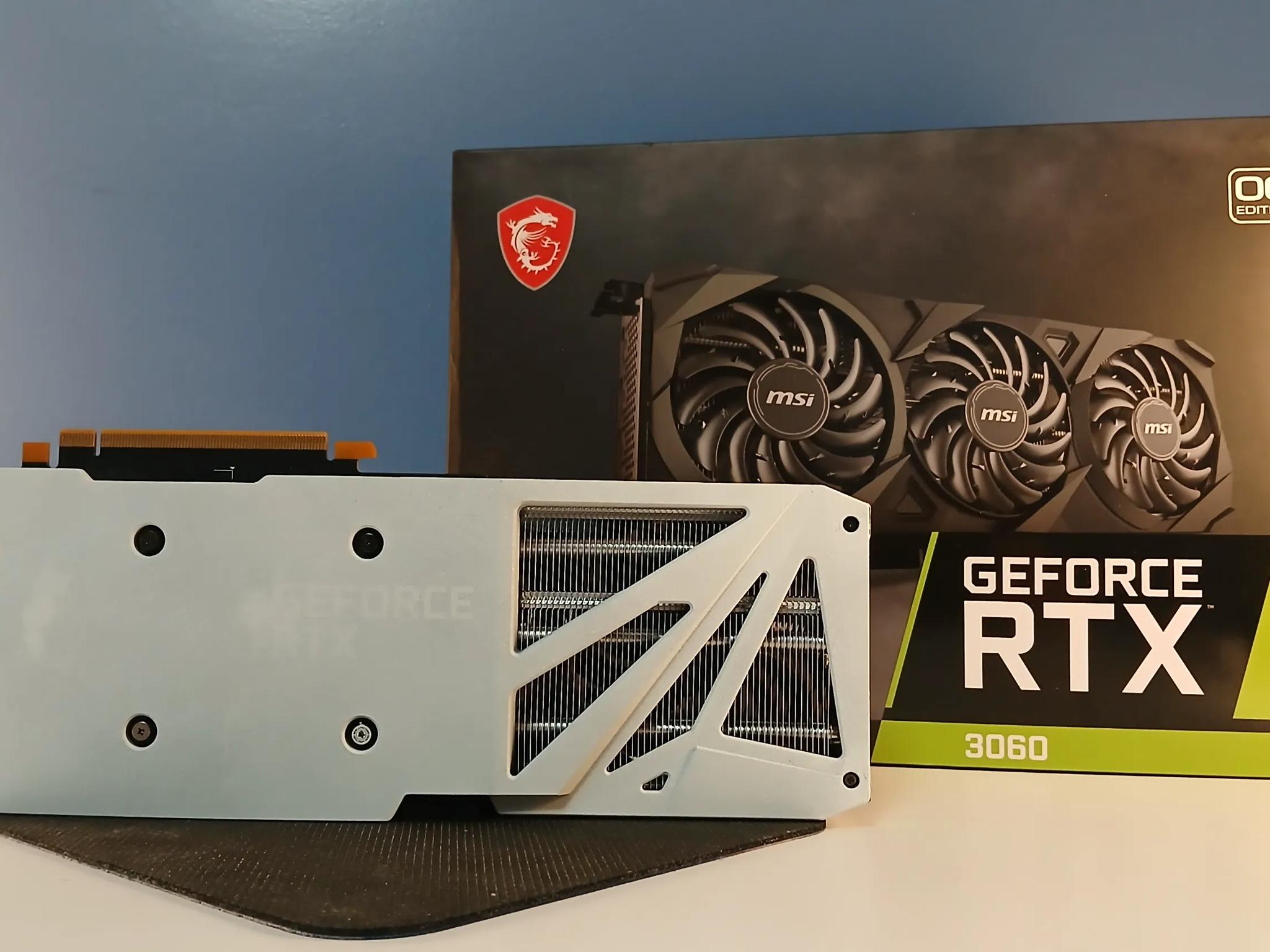 White RTX 3060 12 Gb MSI VENTUS OC 3X Fan