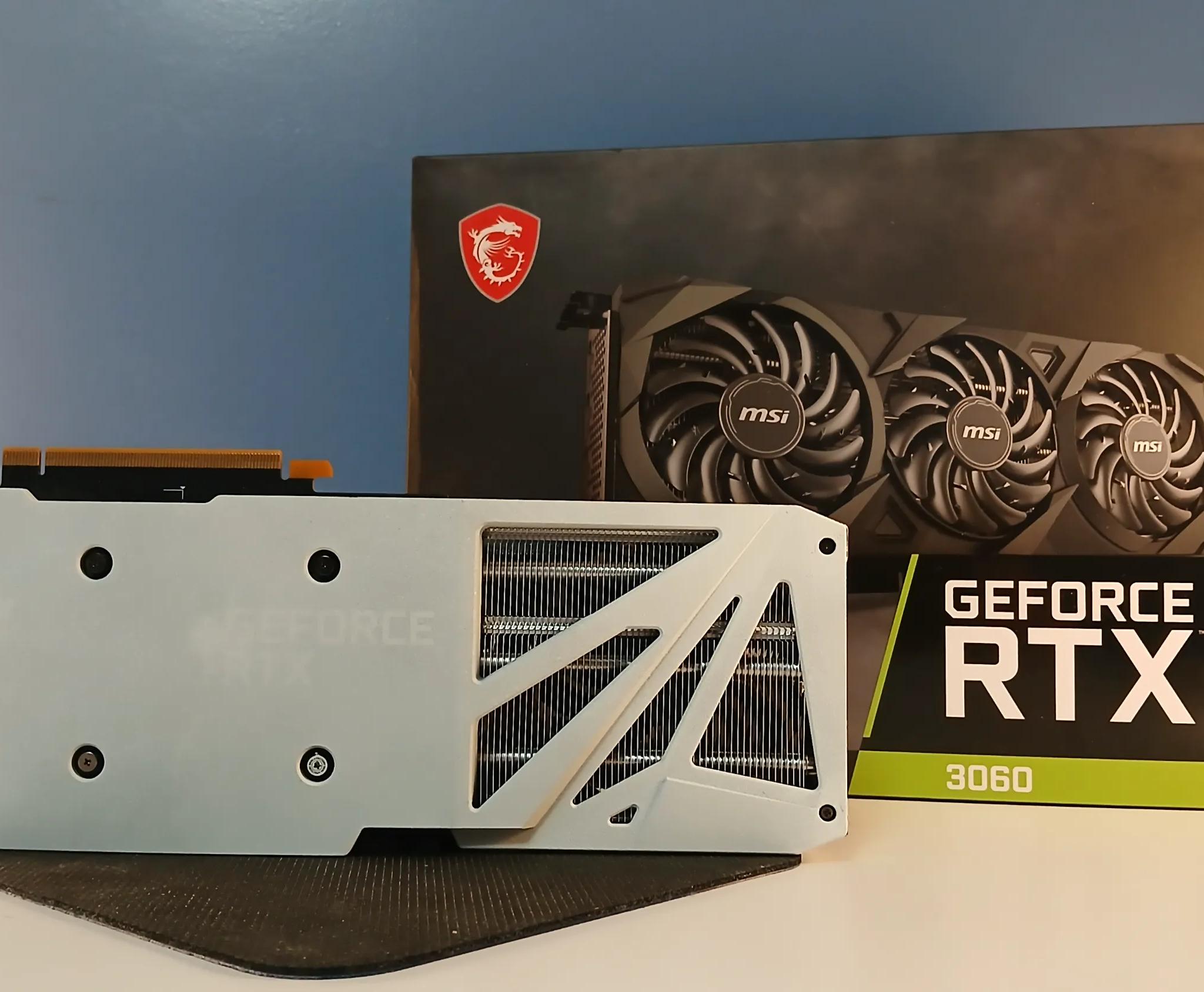 White RTX 3060 12 Gb MSI VENTUS OC 3X Fan