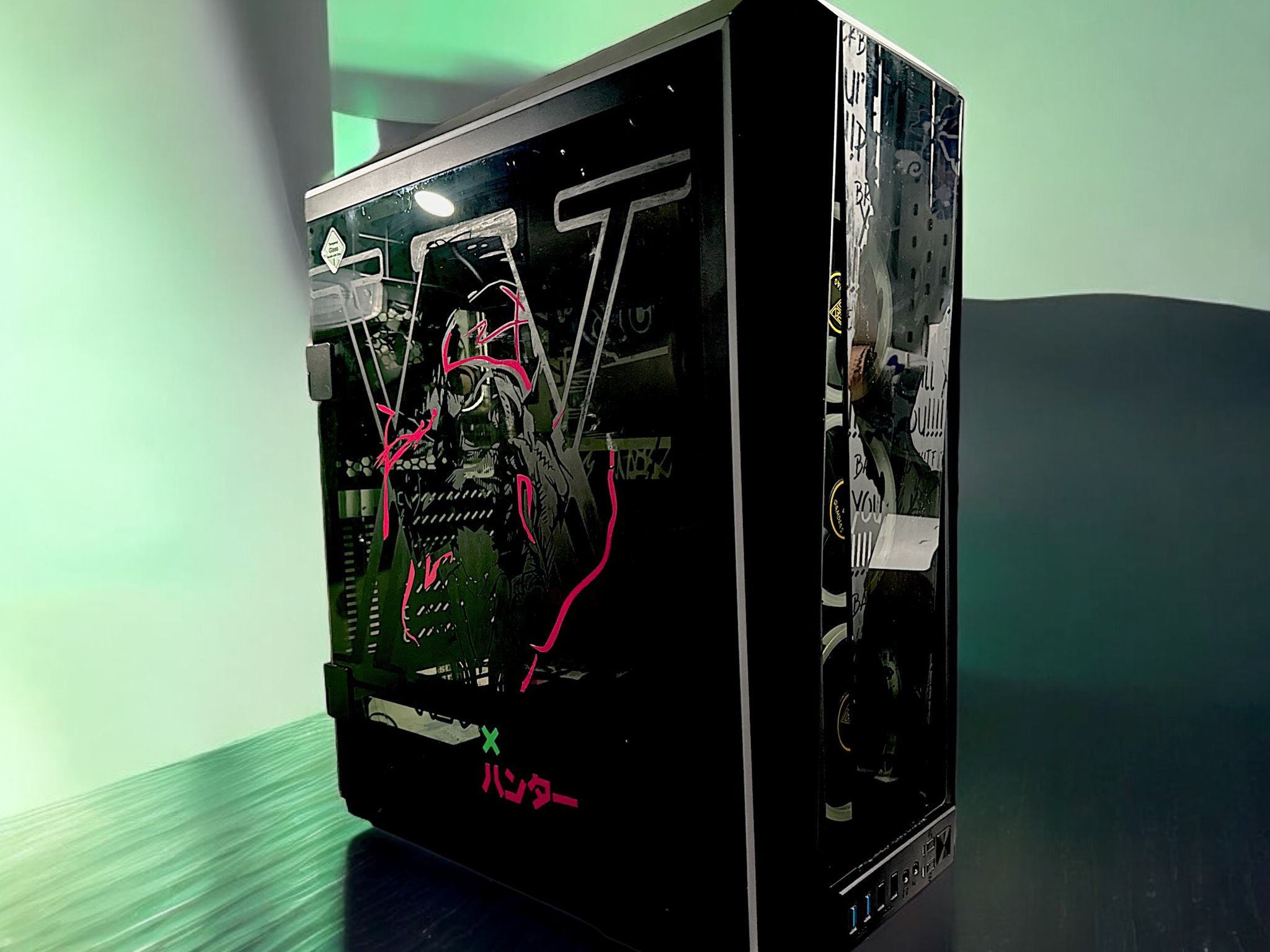 SALE!! Custom PC Case - HunterxHunter Themed Talos P1A