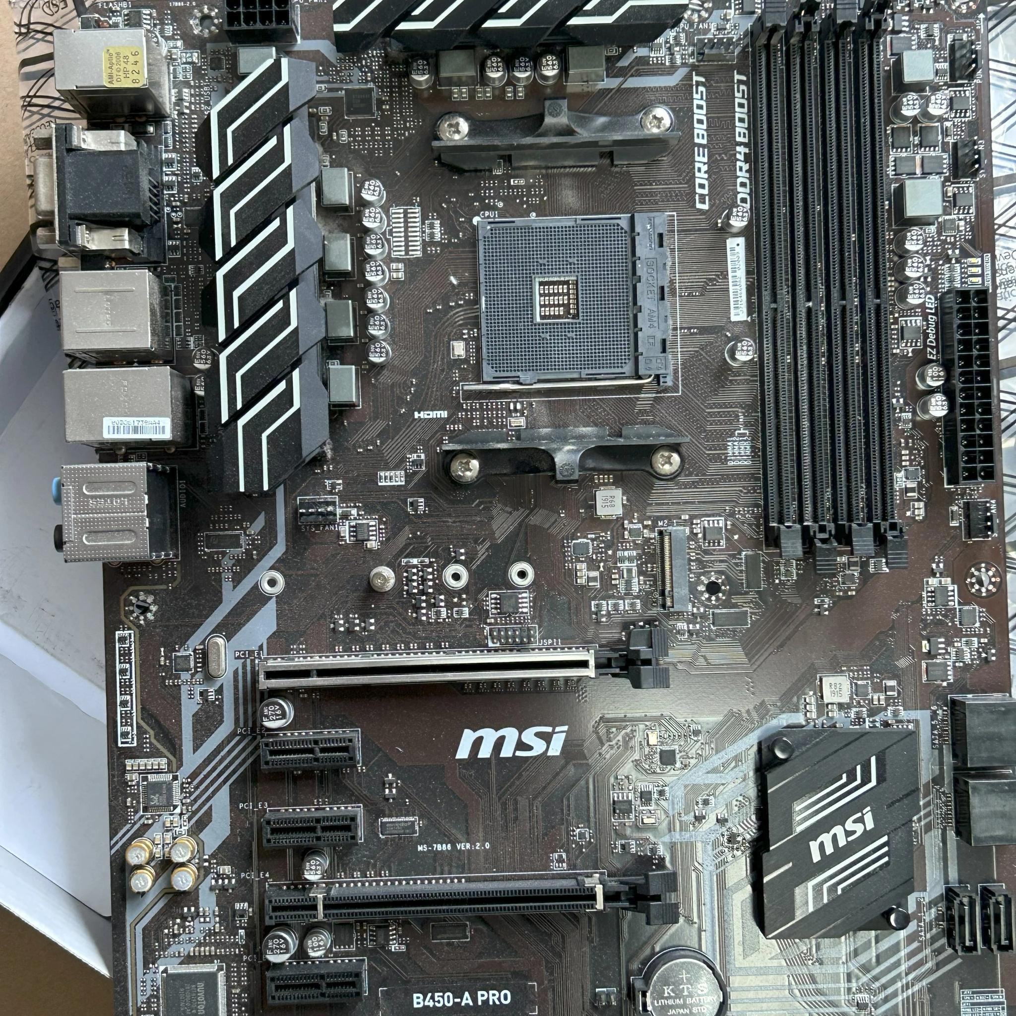 MSI B450-A PRO ATX AM4 Motherboard