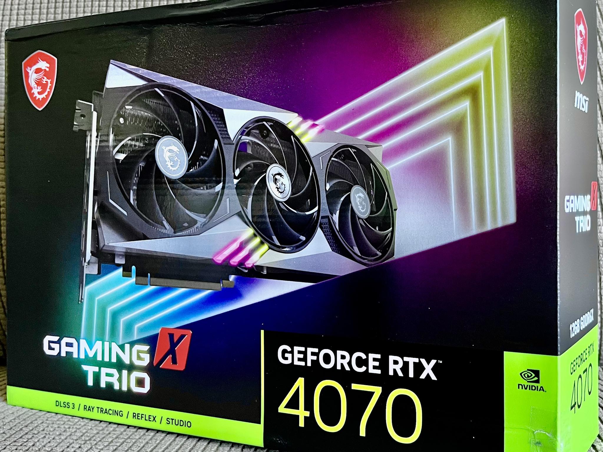 Used MSI Gaming X Trio 4070 12GB GDDR6X - Good Condition!