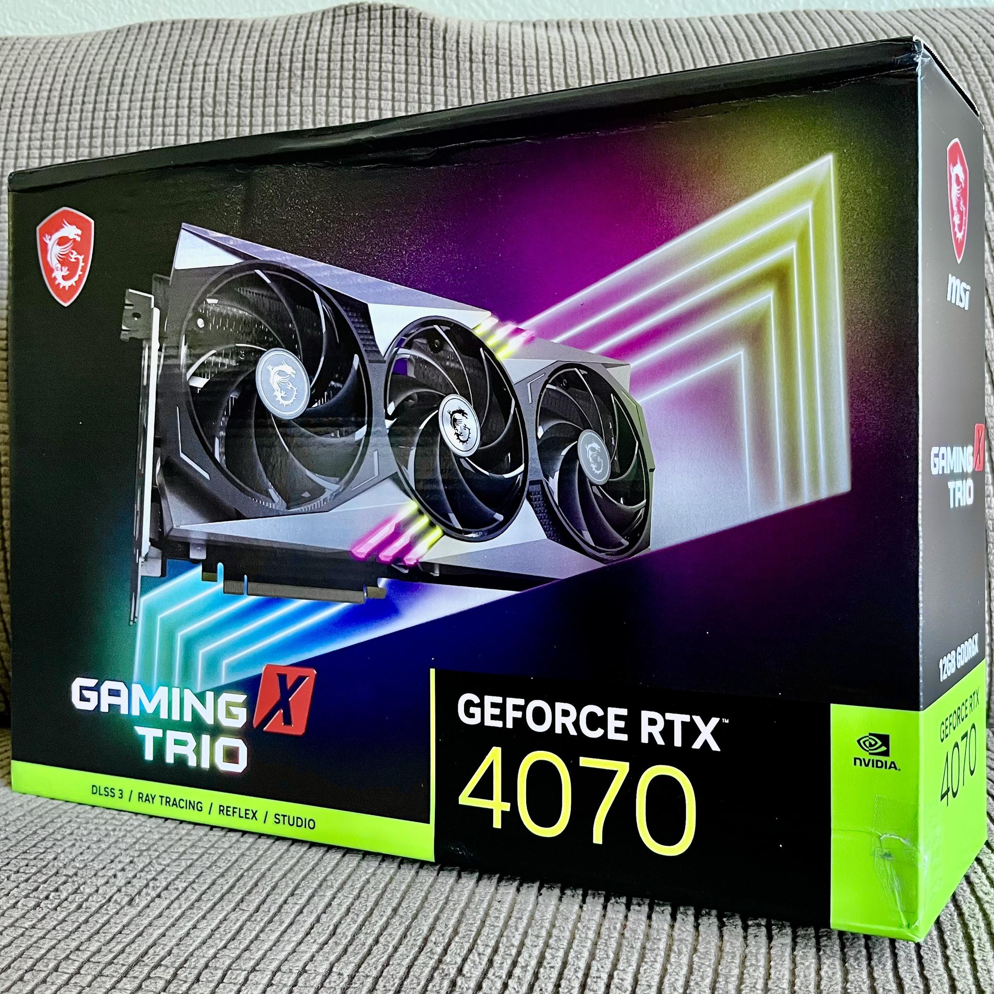 Used MSI Gaming X Trio 4070 12GB GDDR6X - Good Condition!