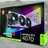 Used MSI Gaming X Trio 4070 12GB GDDR6X - Good Condition!