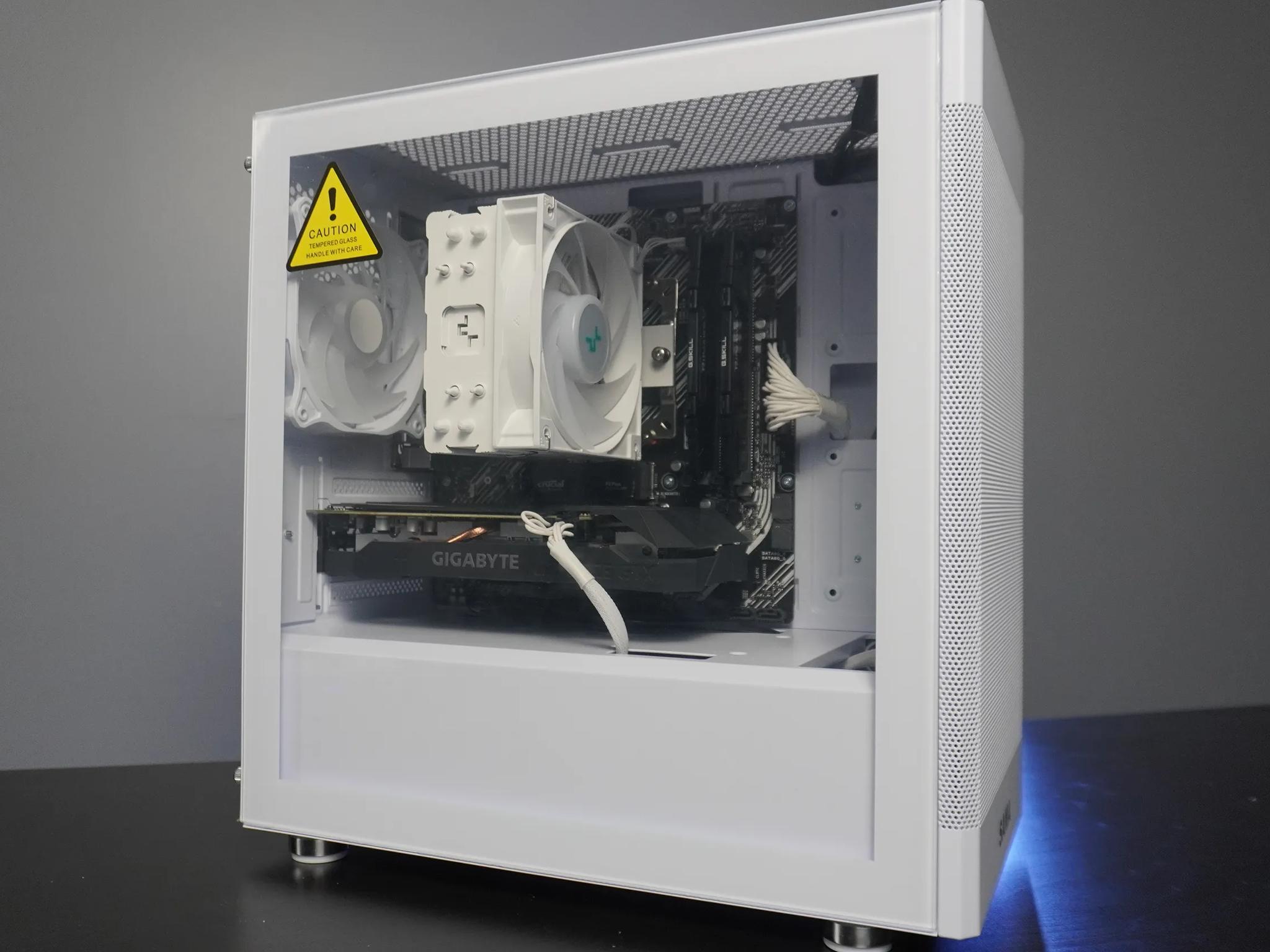 🤍CLEAN WHITE🤍 1080p Value PC 💚GTX 1660 6GB 🧡Ryzen 5 2600 6 Cores | 16GB RAM | 1TB NVME