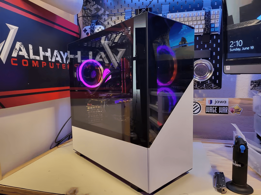 AMD Ryzen 7 3700x (8 core), RX 5700xt, Liquid / water cooled, 16 gigs of ram HW banned in fortnite