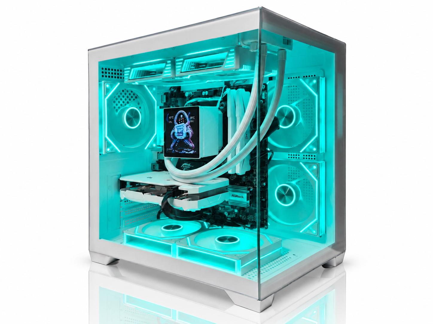 CUBEX RTX 4060 Gaming PC | Ryzen 5 5600X | 16GB RAM | 1TB NVMe |4" LCD AIO