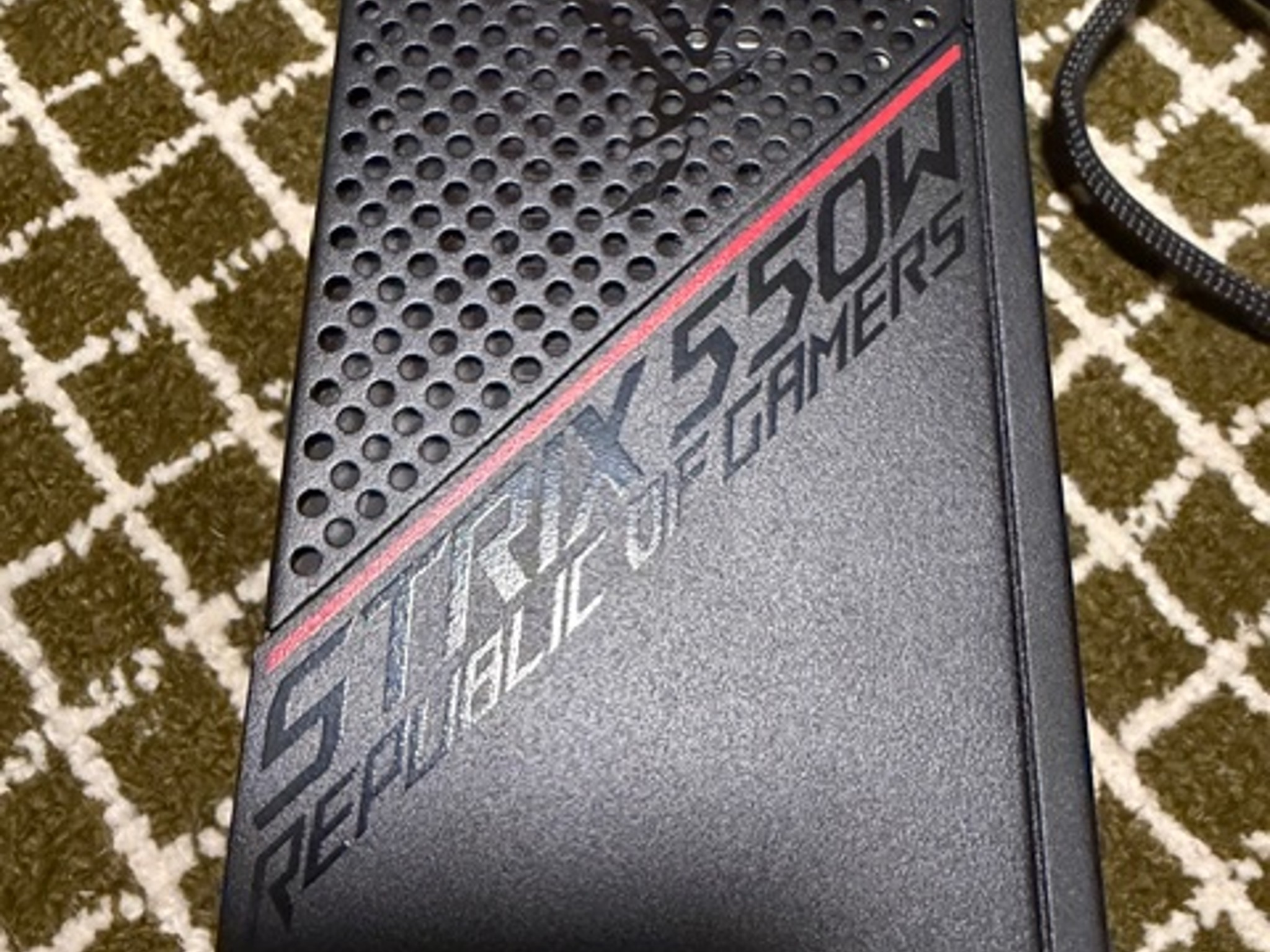 Asus ROG STRIX 550 Watt 80 Plus Gold Fully Modular ATX Power Supply.