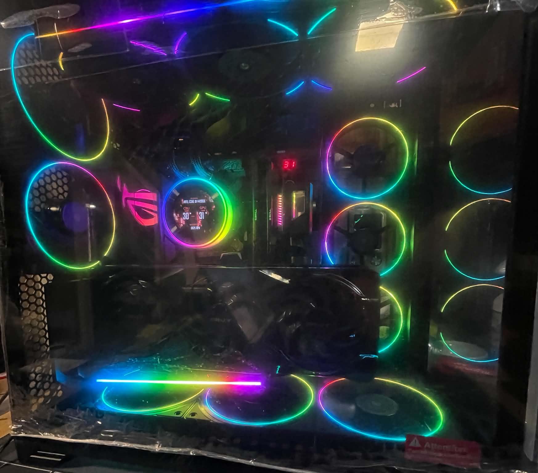 GeForce RTX 5070 Ti Custom Gaming PC - Core i9-14900F, 1TB NVMe SSD