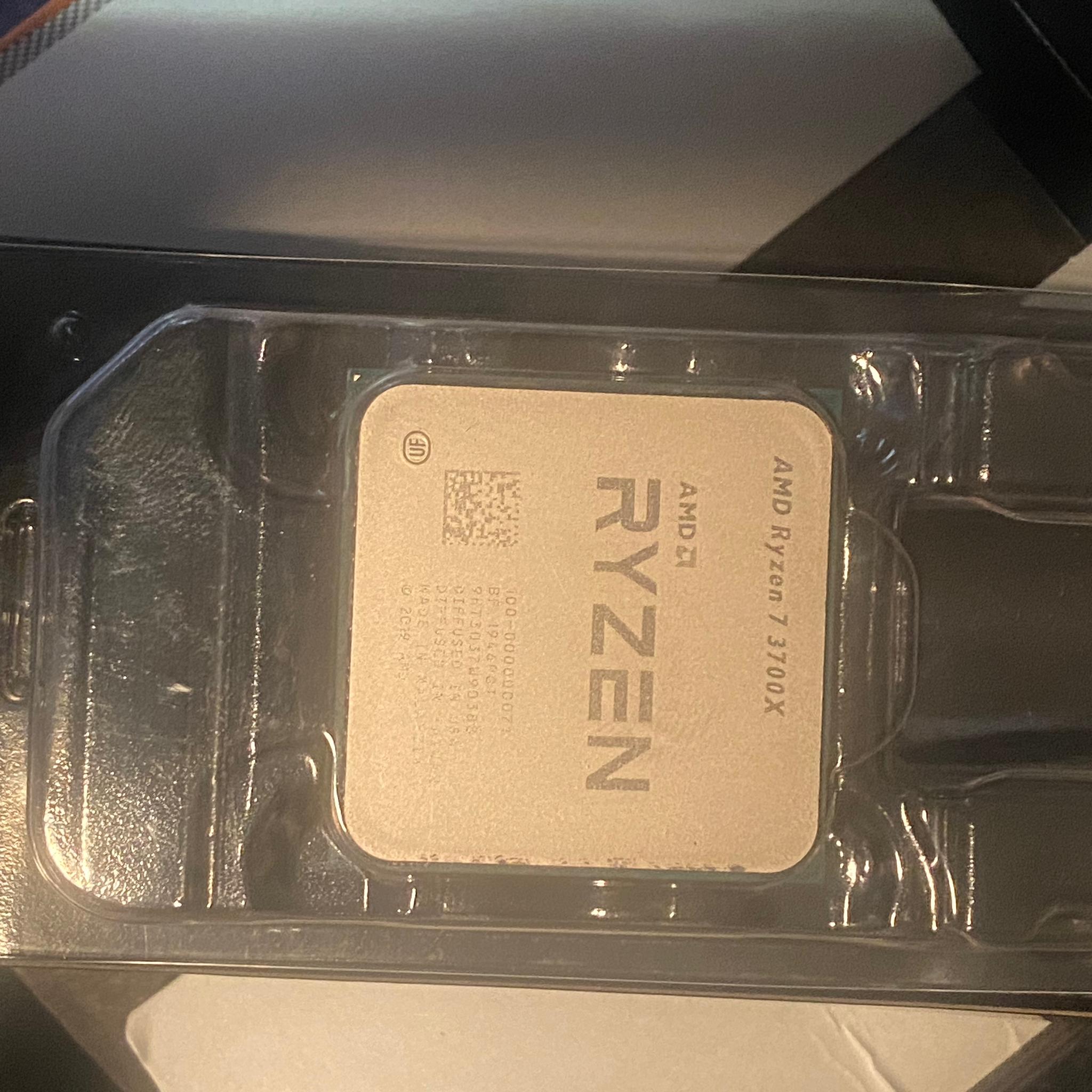 AMD Ryzen 7 3700x lightly used but just tested and running flawlessly