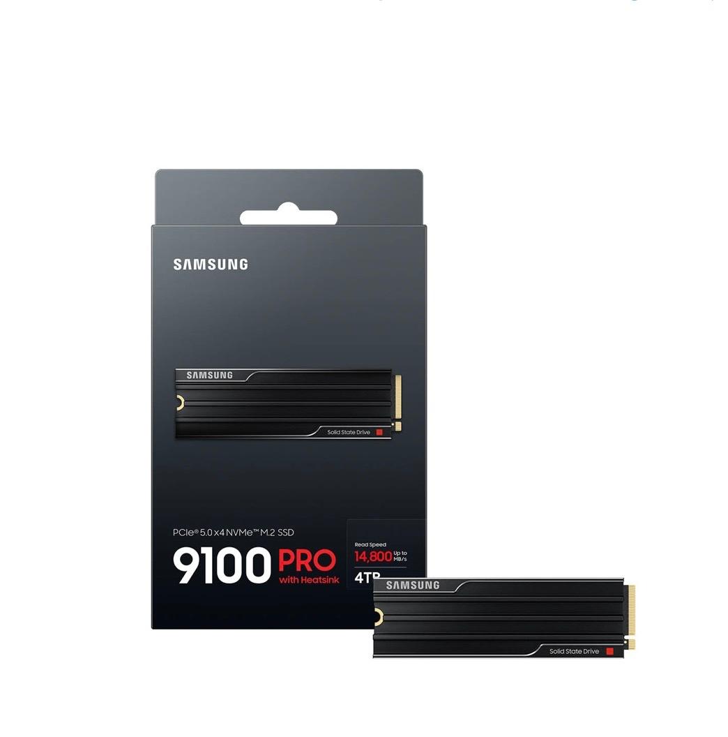 Samsung 4TB 9100 Pro SSD w/ Heatsink