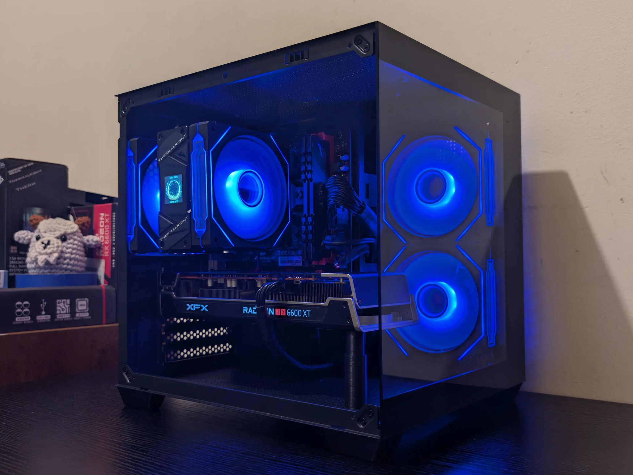🐦‍⬛ Black RGB Gaming PC | RX 6600XT | Ryzen 5 3600 | 1TB SSD | 16GB RAM | WiFi & Bluetooth 🐦‍⬛