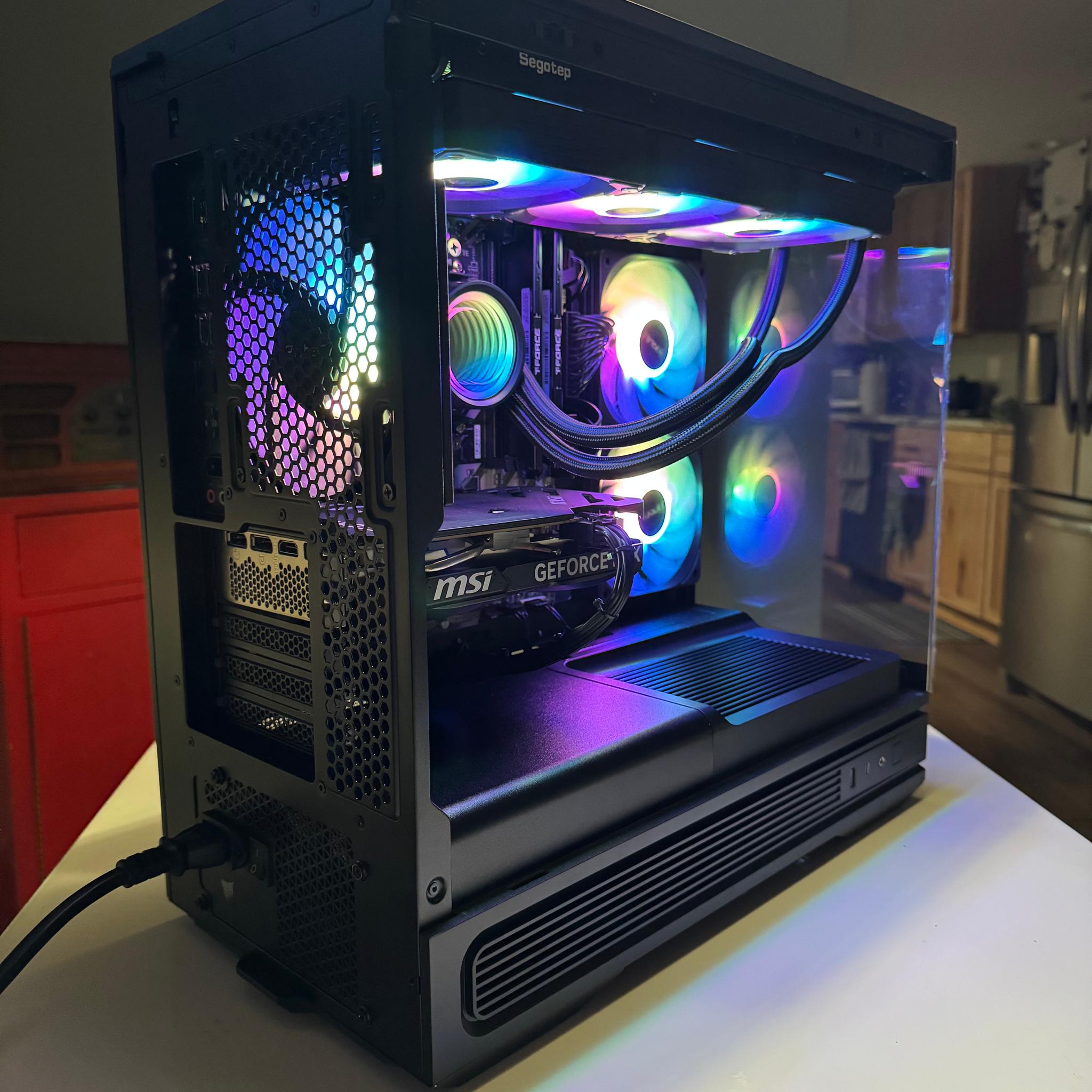 Dark Apex  | Custom Gaming PC | RTX 4060  - R5 7600X - 16GB Ram - 1TB Nvme