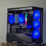 FREE SHIP 🖤🌈 Black RGB Gaming PC | RX 9060 XT 16 GB | AMD Ryzen 7 5700X | 1 TB NVME | 32 GB DDR4