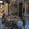 Asrock B550 Phantom Gaming 4 Lightly used. Slot for M.2 Wifi card.