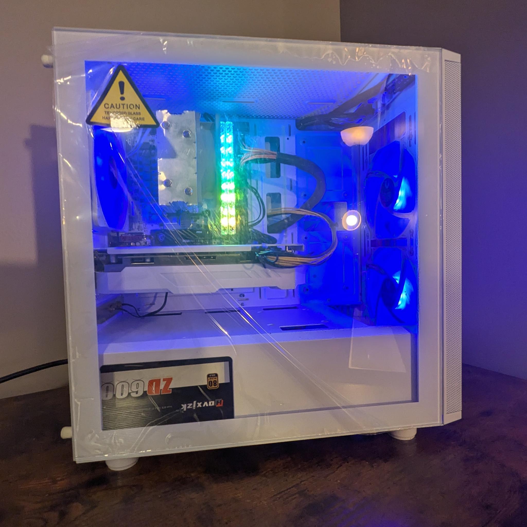 Brand New White RGB Gaming PC Bundle | Ryzen 5 5600X | RTX 3060 12GB | 32GB | 1TB NVMe | Wi-Fi 6E