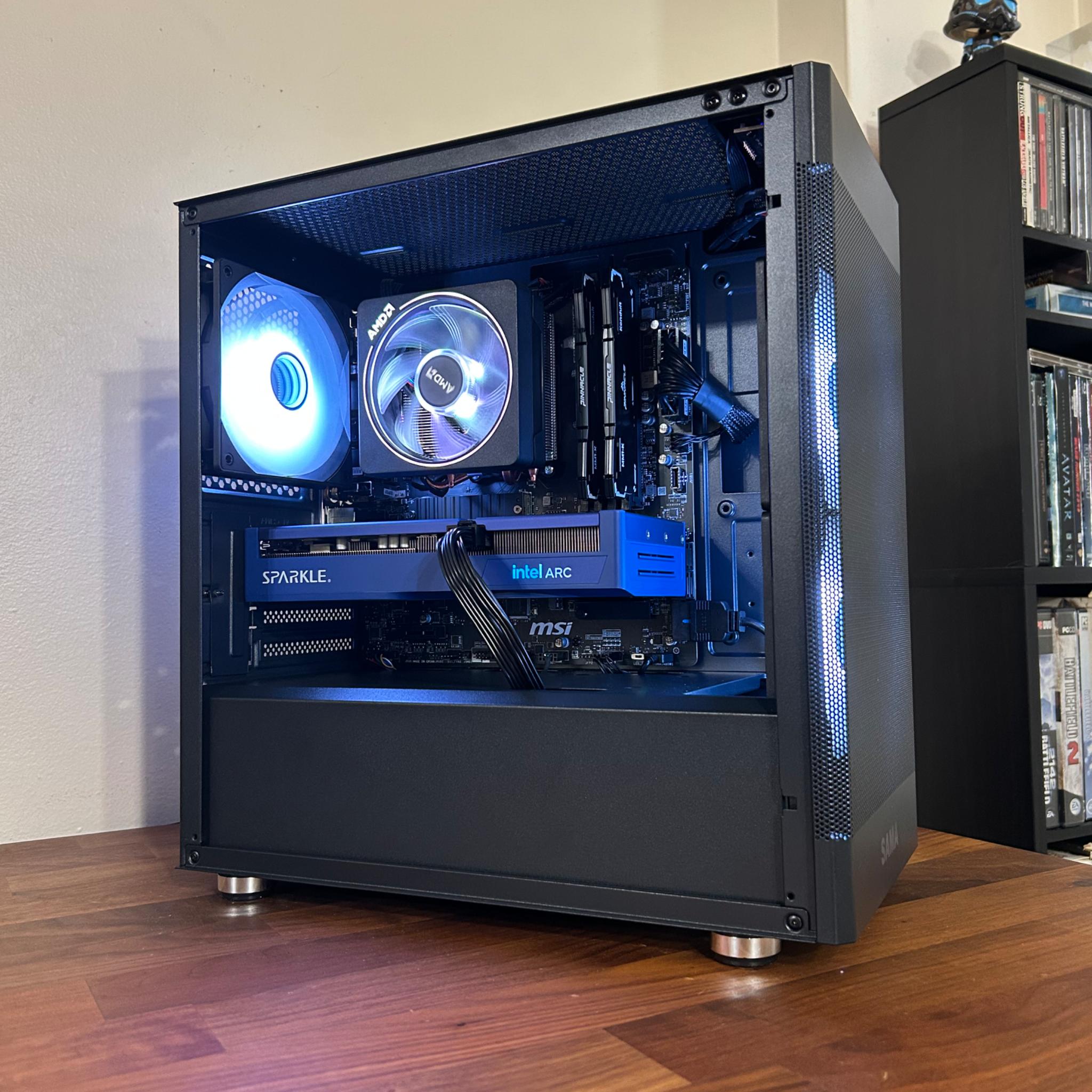 ARC B570 10GB  | Ryzen 5 5500 | 32GB DDR4 | 1TB SSD | The ARC Sentry