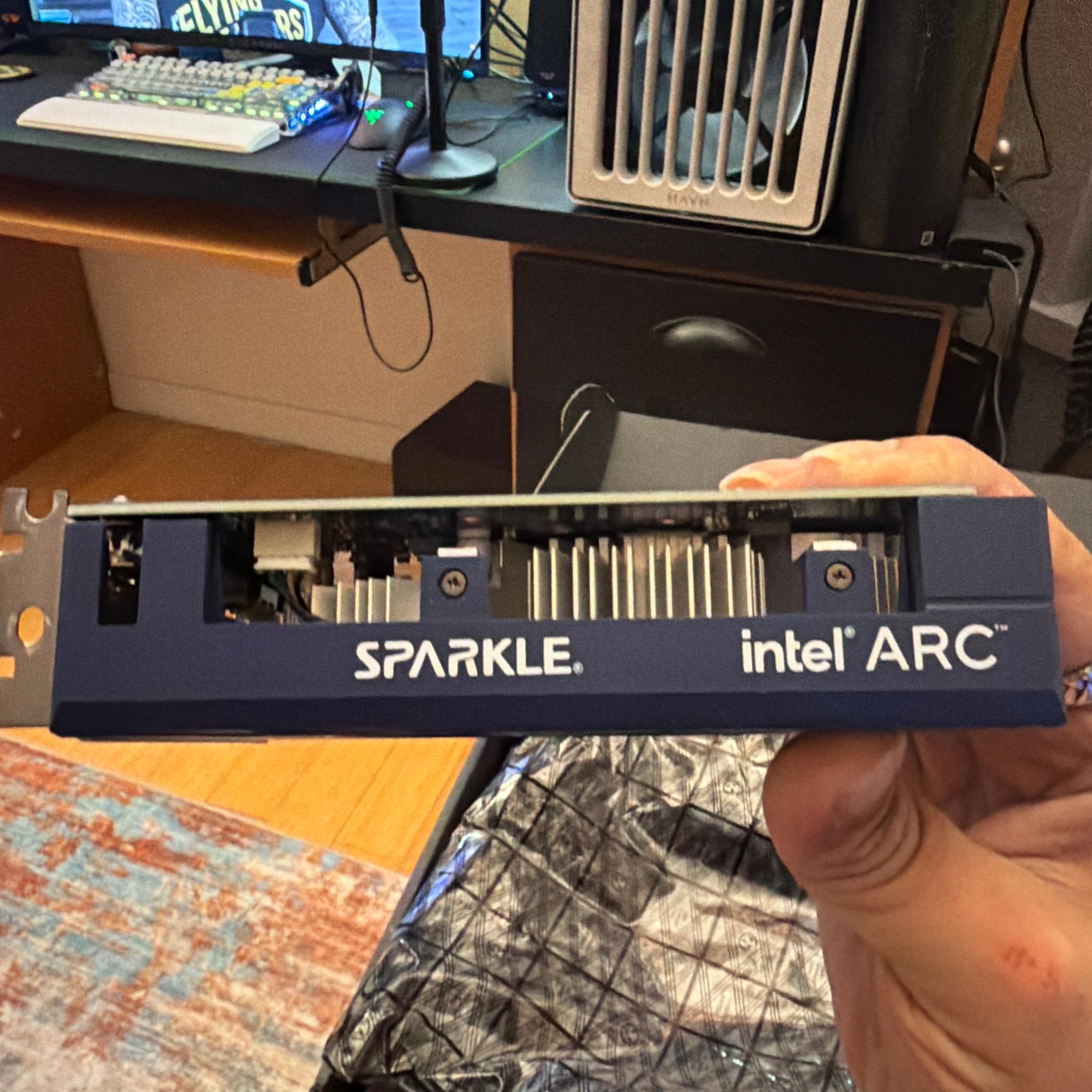 Sparkle Intel Arc A380 ELF 6GB GDDR6 GPU Graphics Card | Gaming | 1080p | 1440p | AV1 | AI | Plex |