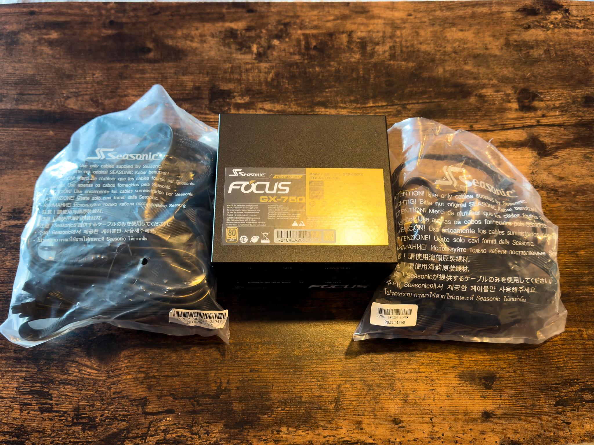 Seasonic Focus GX-750 SSR-750FX Power Supply