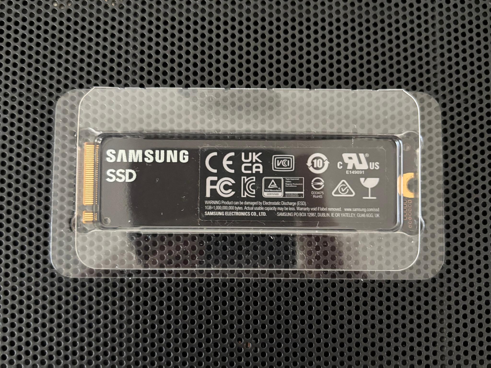 Samsung 1TB 970 EVO PLUS nvme ssd