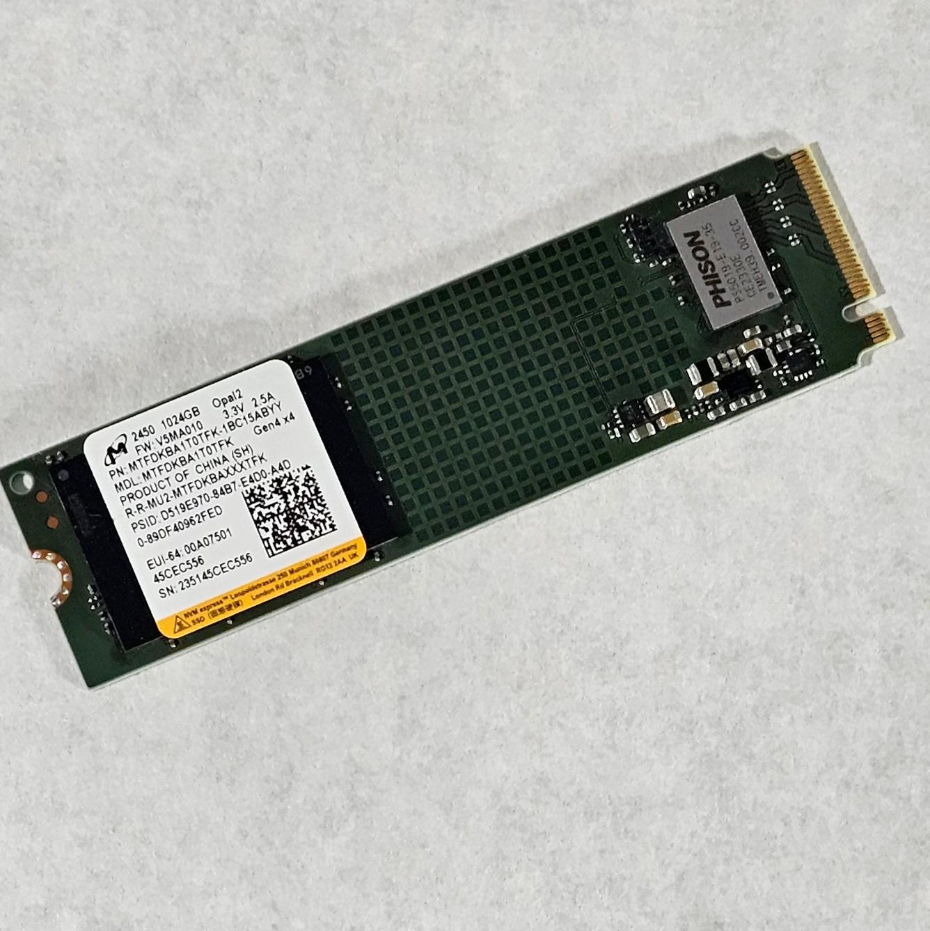 1TB NVMe M.2 SSD Micron