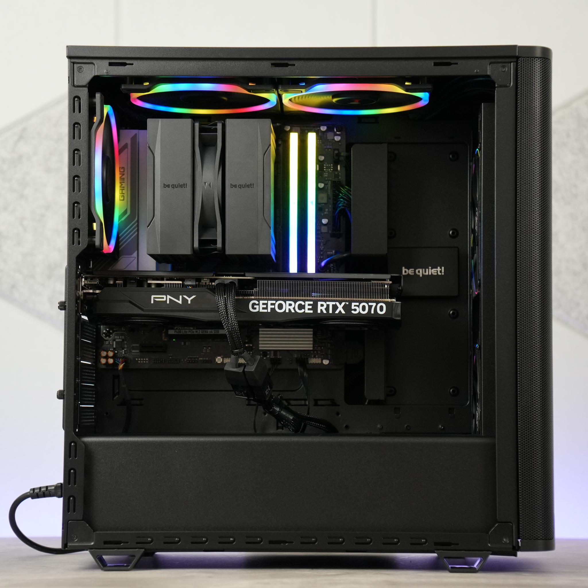 Gaming PC | RTX 5070 | 32GB DDR5 | RYZEN 5 | 1TB SSD | WINDOWS 11 | WIFI & BT