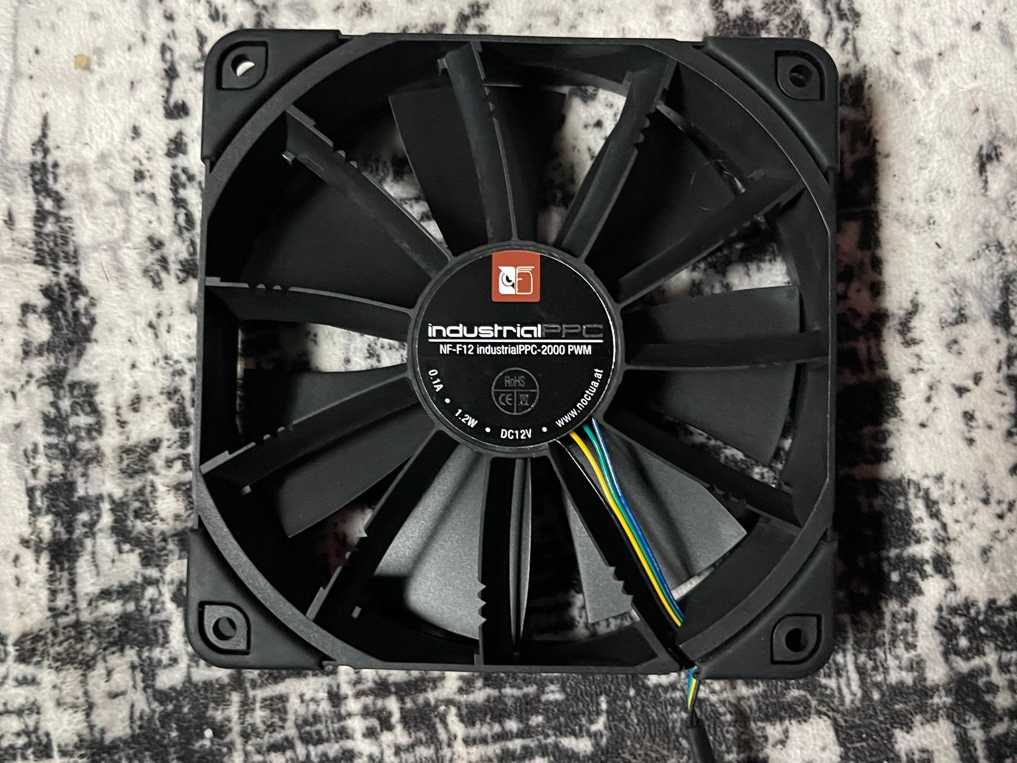 3-pack Full Black Noctua fans 2000PWM