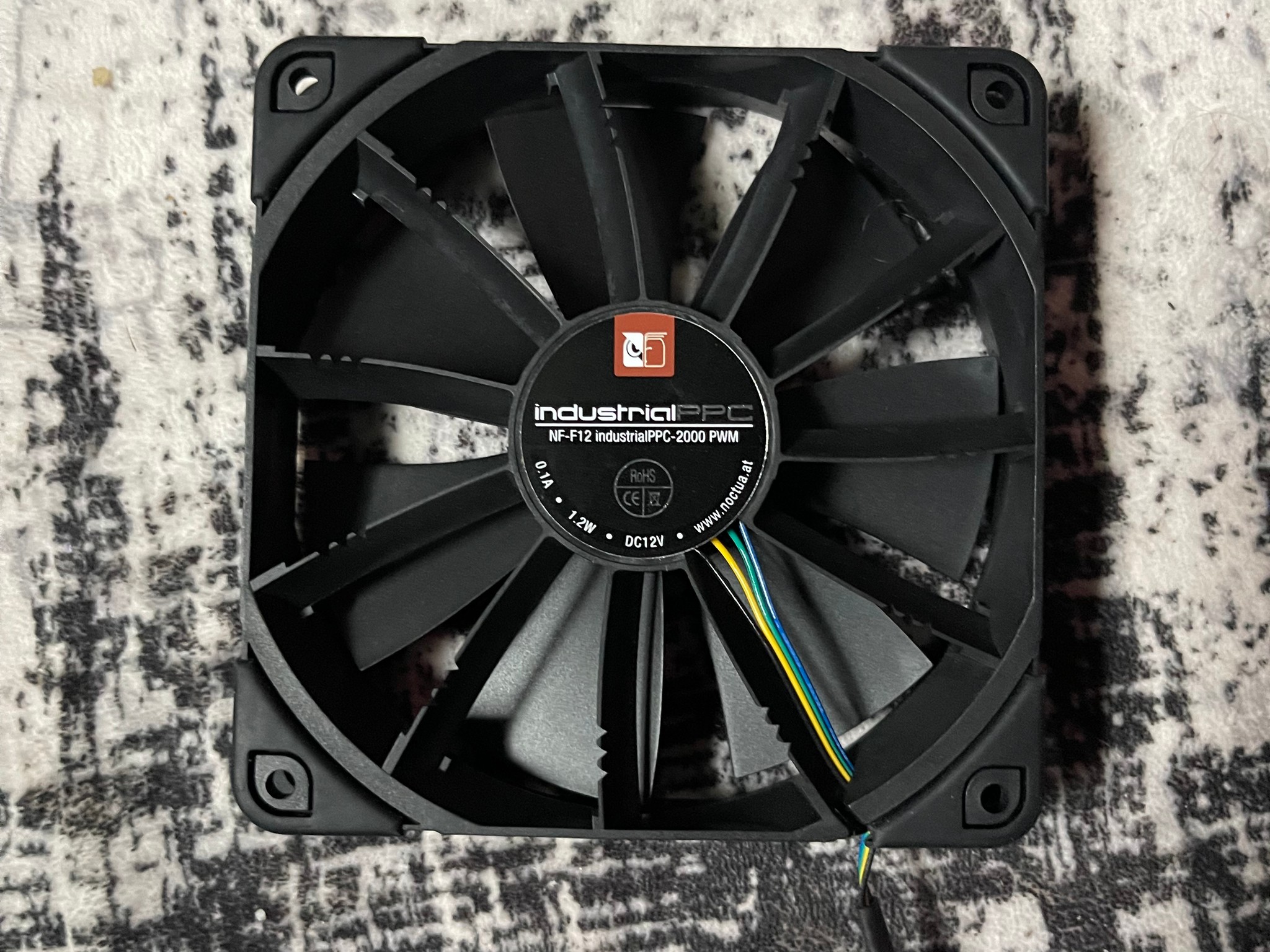 3-pack Full Black Noctua fans 2000PWM