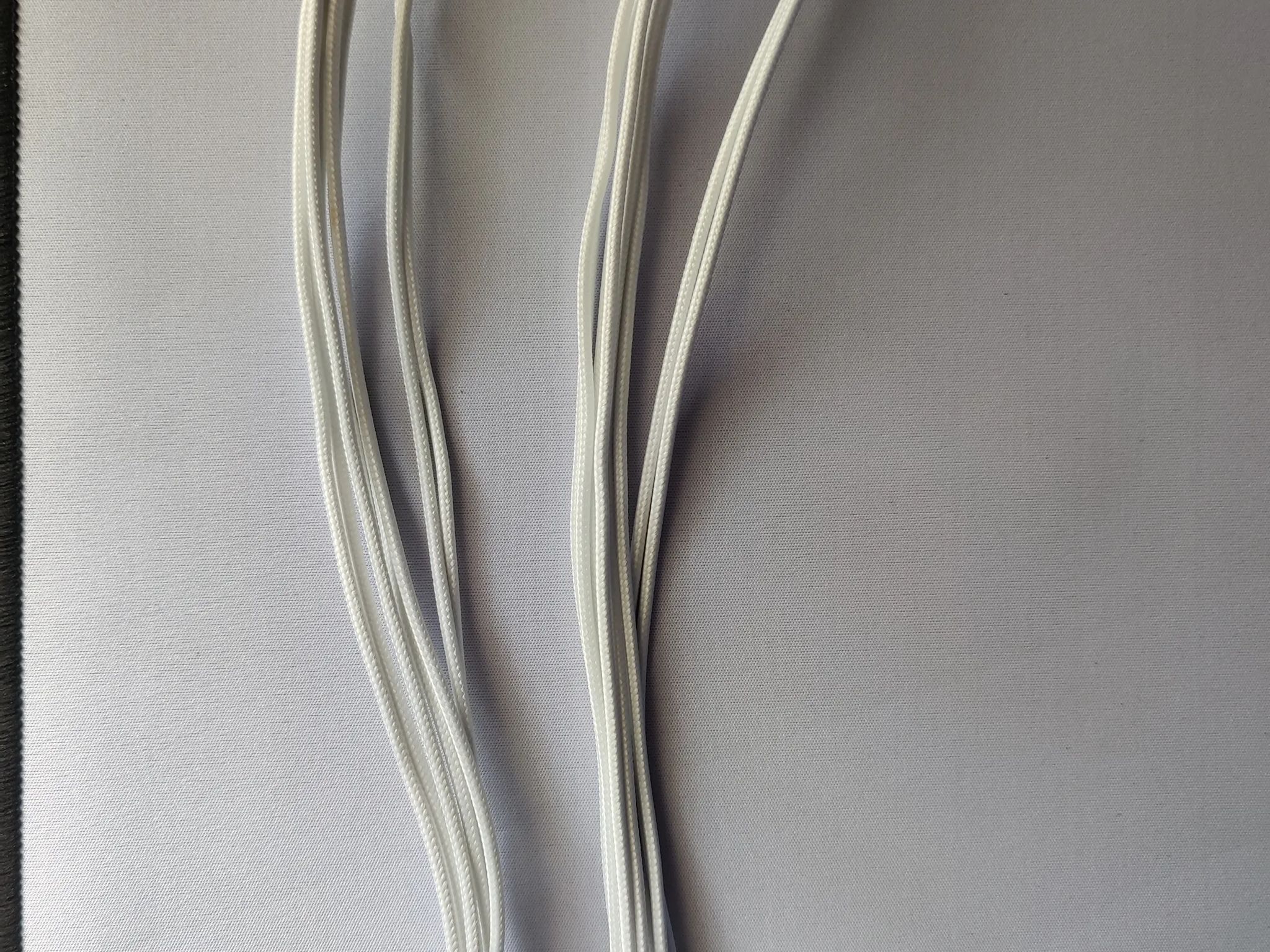 White Braided Cable Extensions for PC