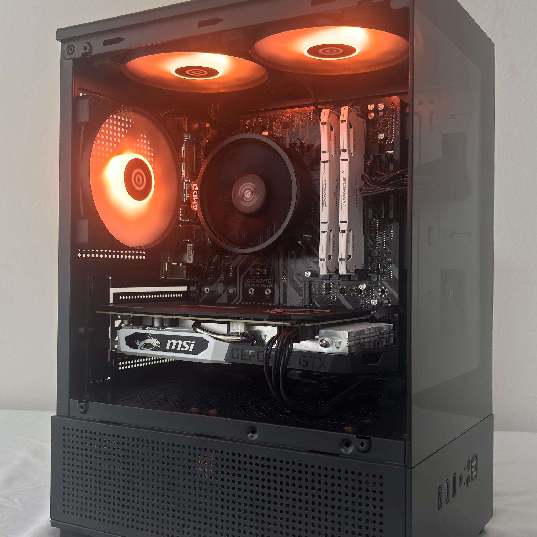 ❤️ Ryzen 5 2600 + GTX 1660 TI Budget Gaming PC | 16GB RAM | Win 11 Activated | 500GB SSD ❤️
