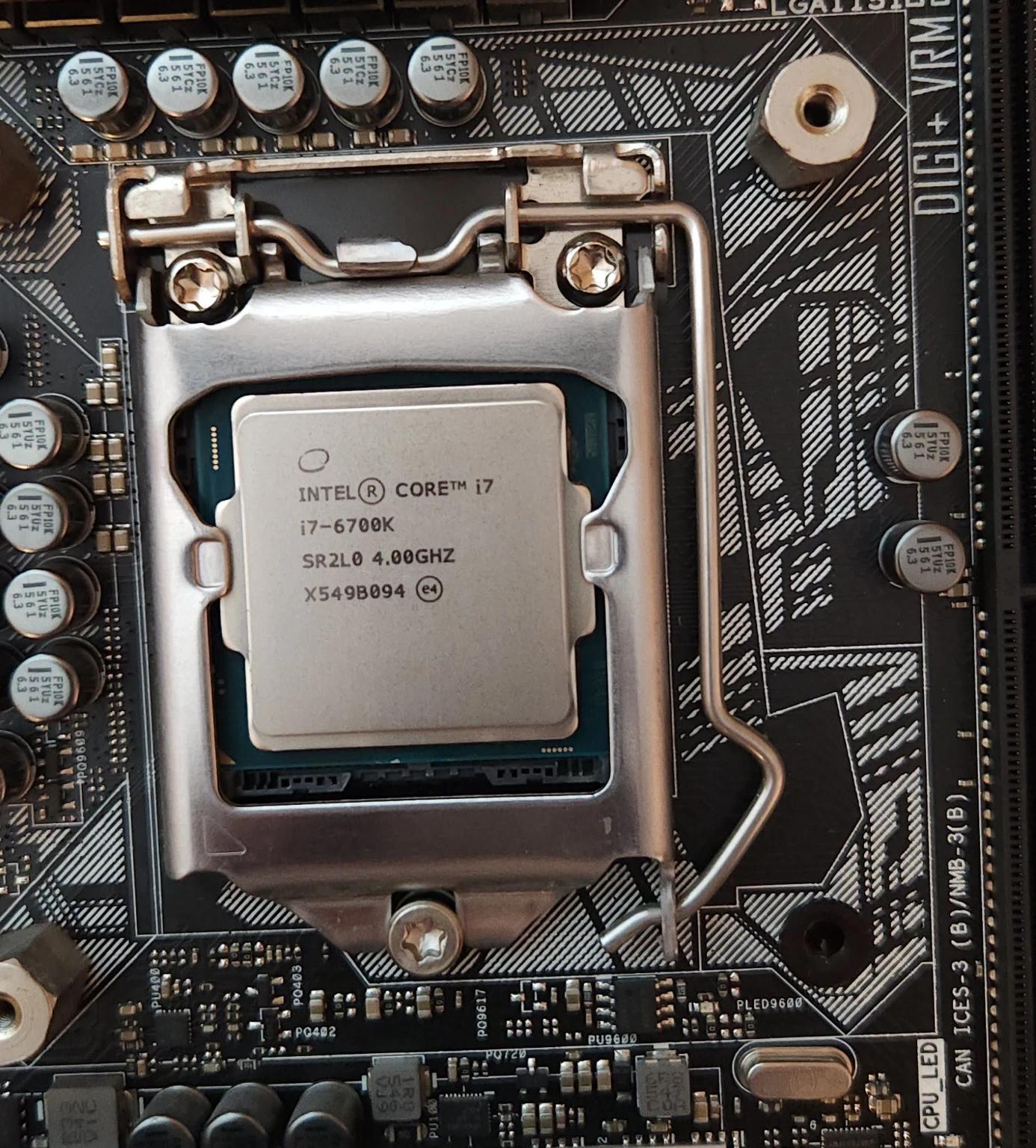 Used Asus Z170-DELUXE ATX LGA1151 ddr4 Motherboard & Intel i7 6700k CPU