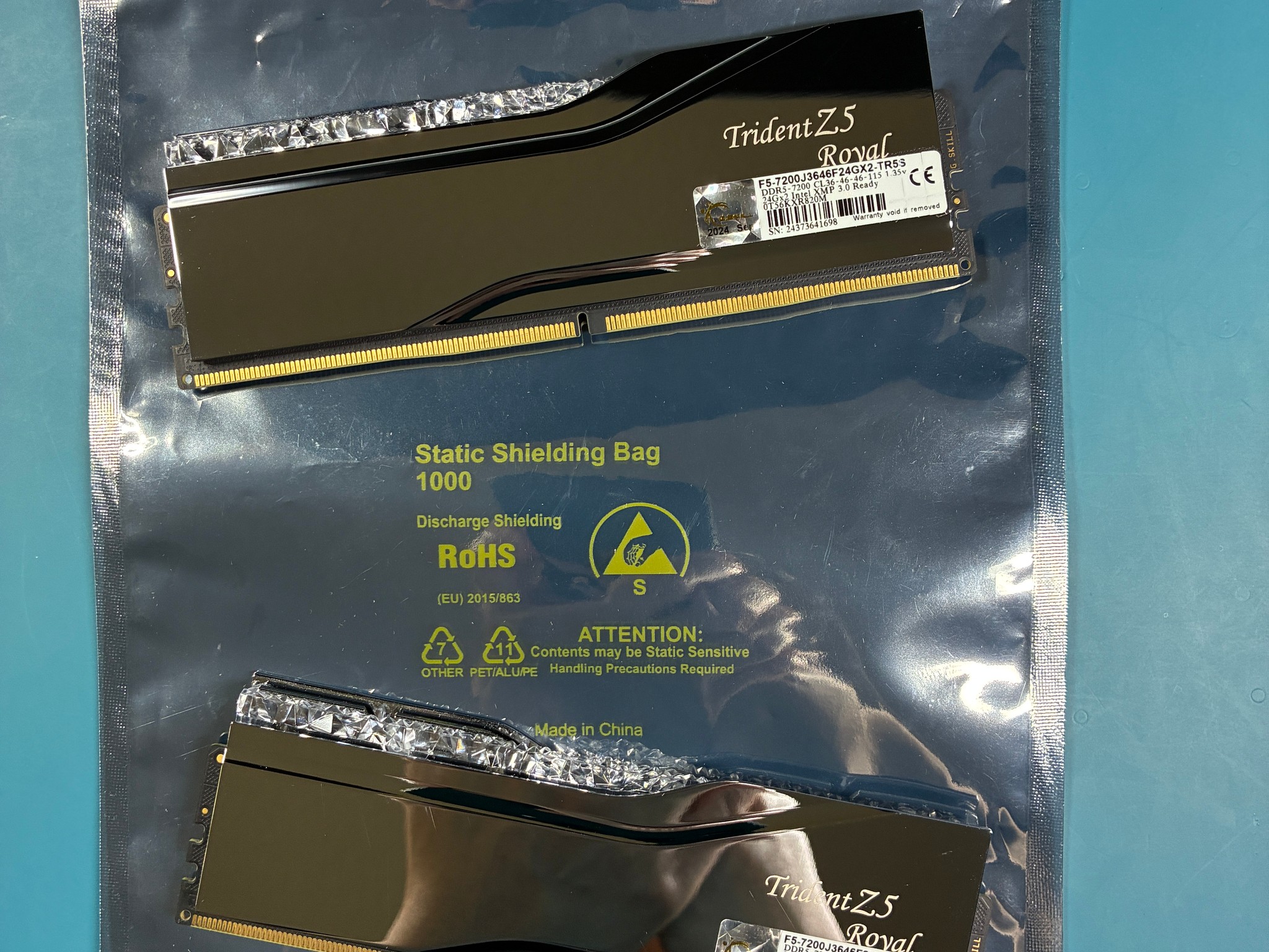 G.SKILL Trident Z5 Royal DDR5 48GB kit (Memory)