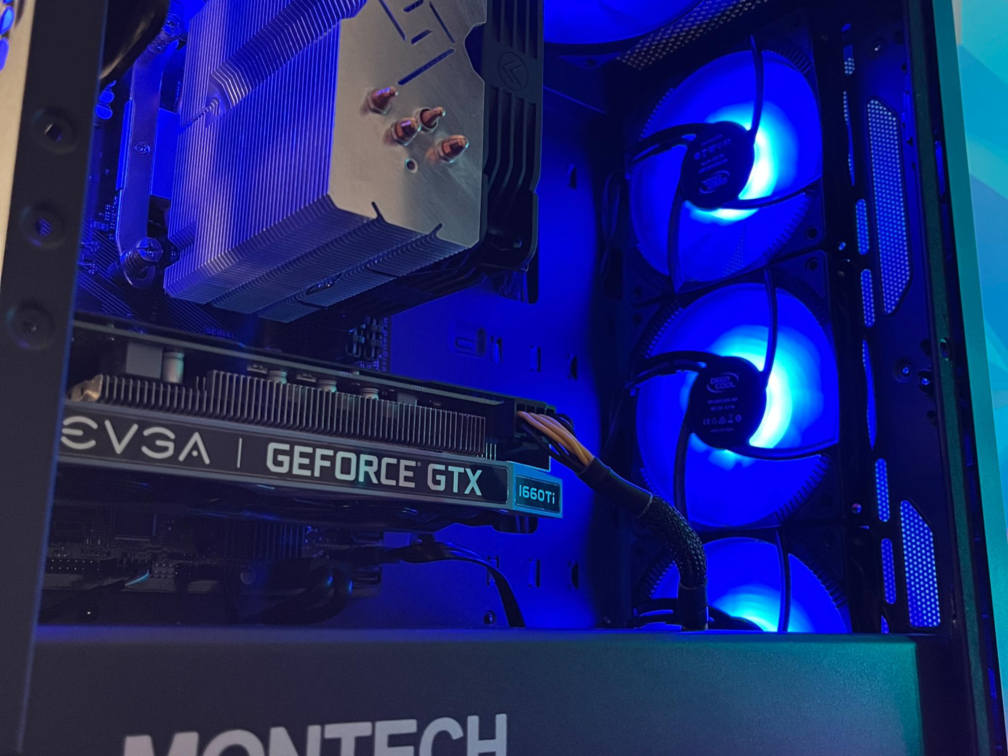 GTX 1660 Ti 6GB, Ryzen 3 2300X, 16GB RAM | Black Gaming Computer/PC